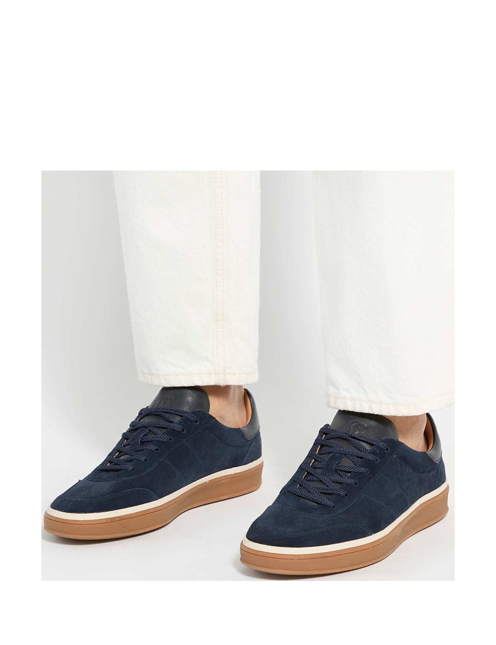 Suede Lace Up Trainers - image 5