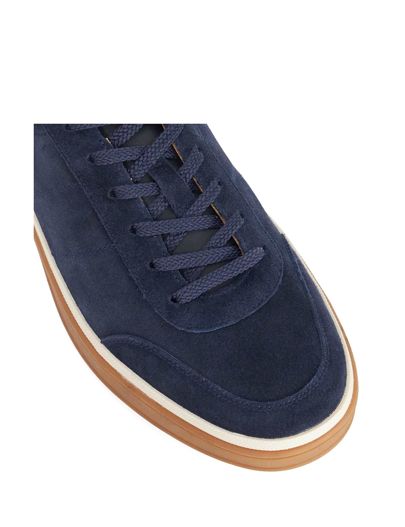 Suede Lace Up Trainers - image 3