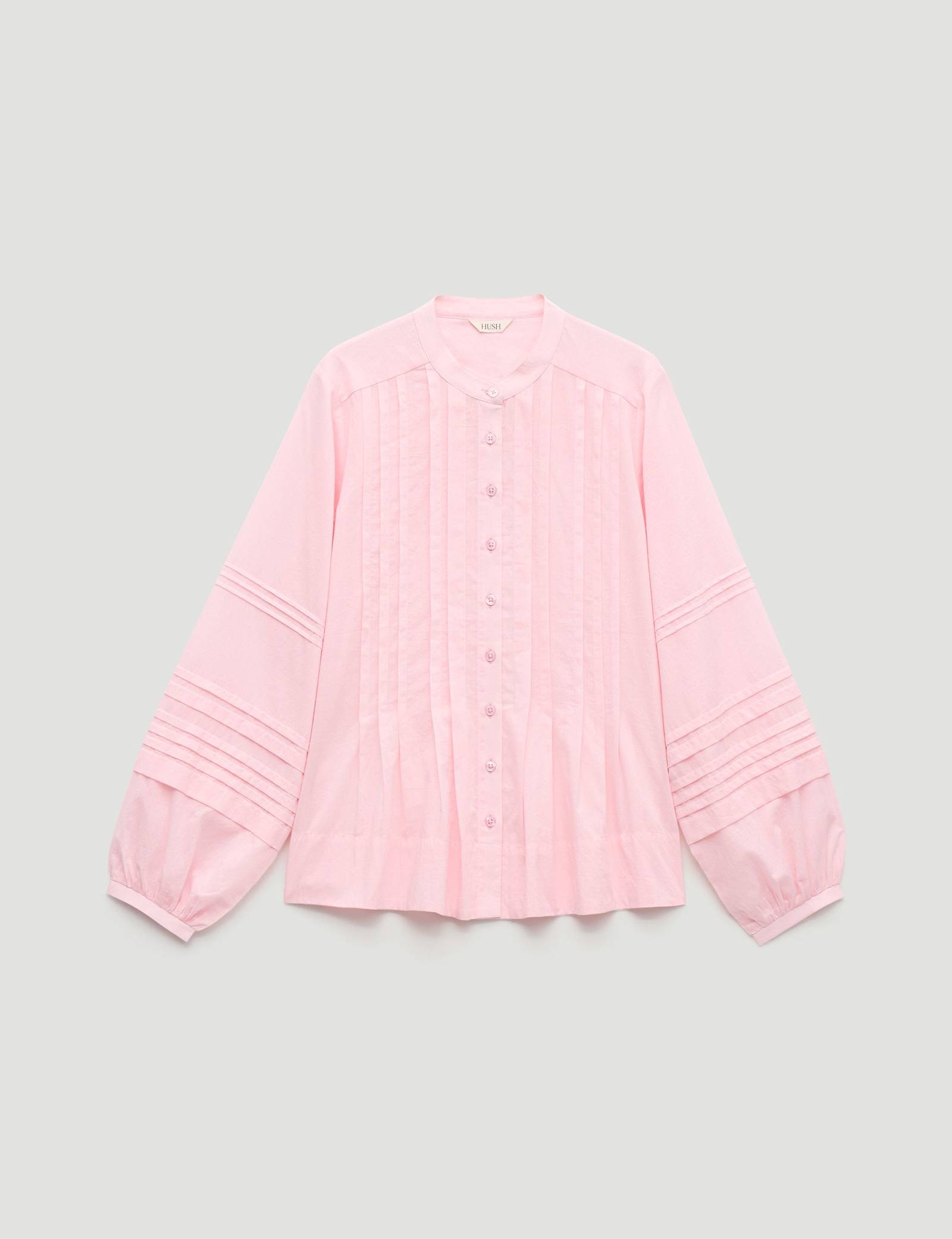 Pure Cotton Pintuck Detail Blouse - image 1