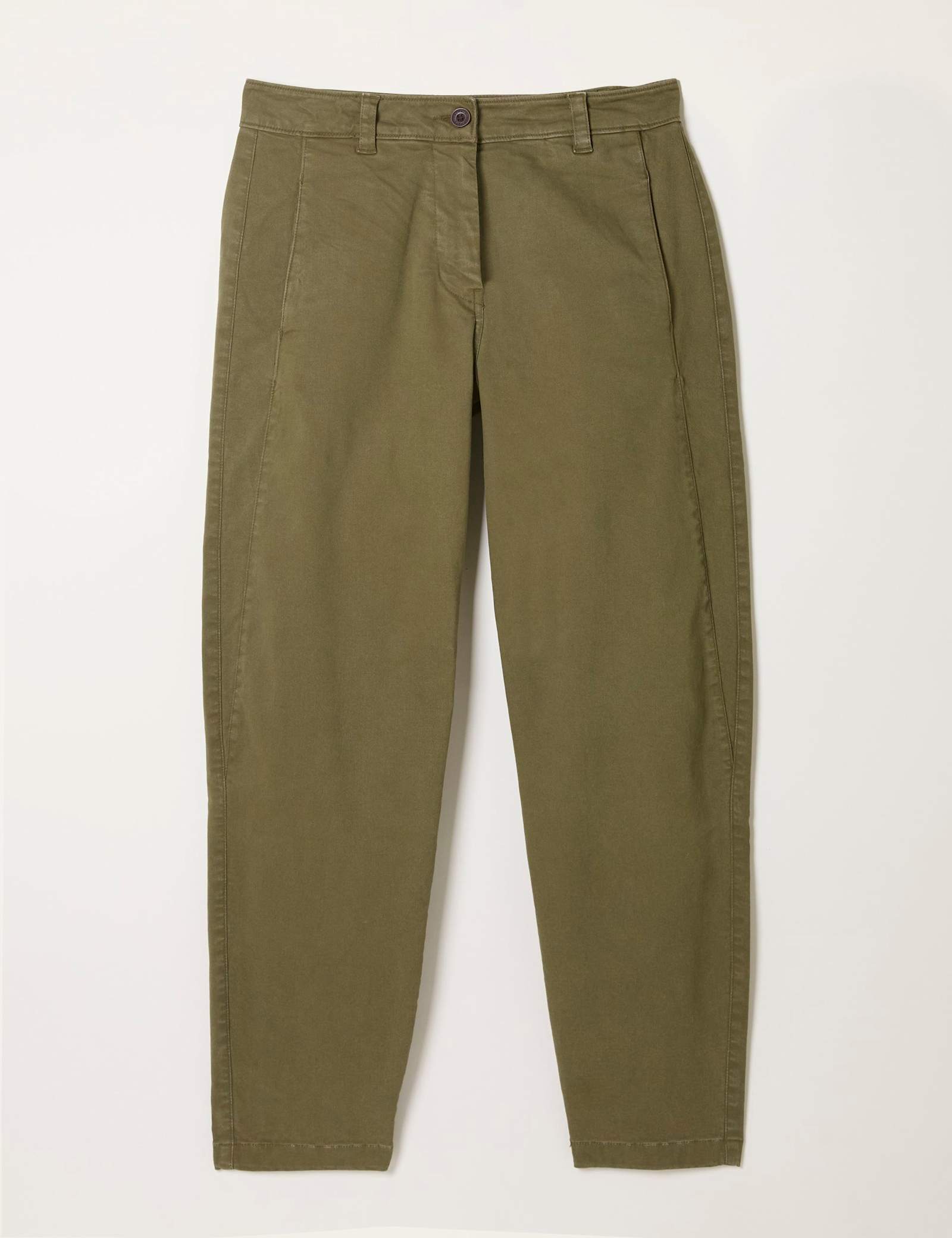 Cotton Rich Tapered Trousers - image 1
