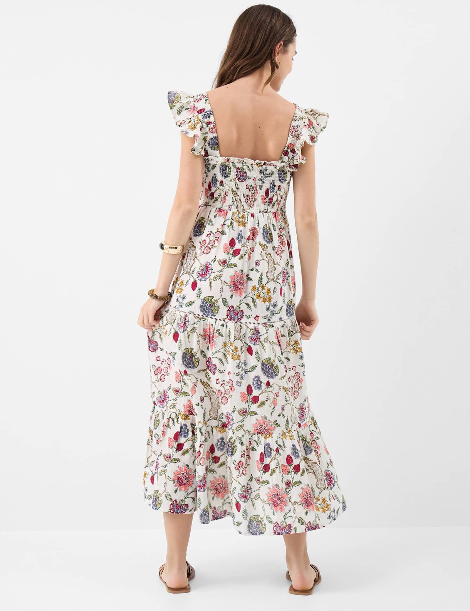 Pure Cotton Floral Maxi Beach Dress - image 3