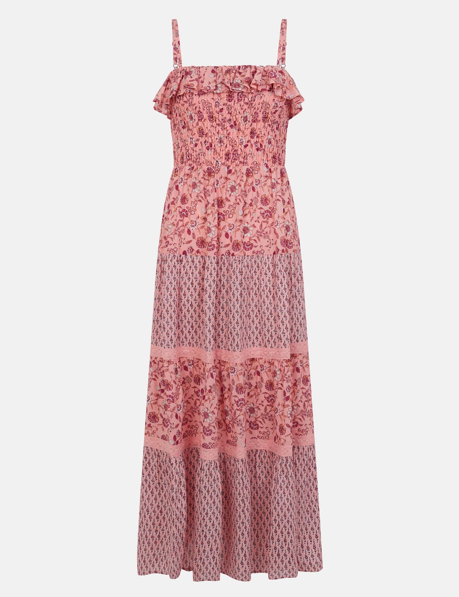 Pure Cotton Floral Maxi Beach Dress - image 1