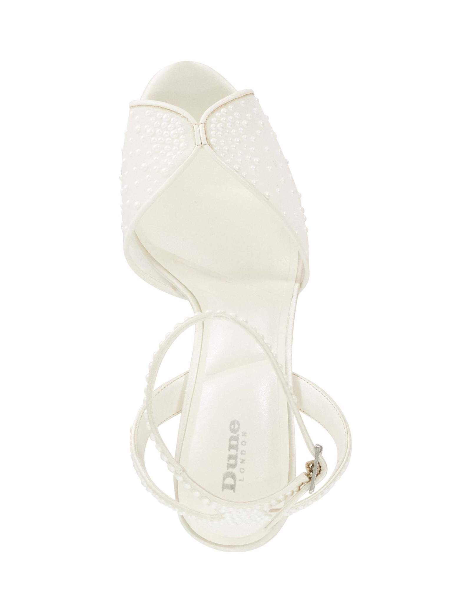 Wide Fit Bridal Mesh Stiletto Heel Sandals - image 5