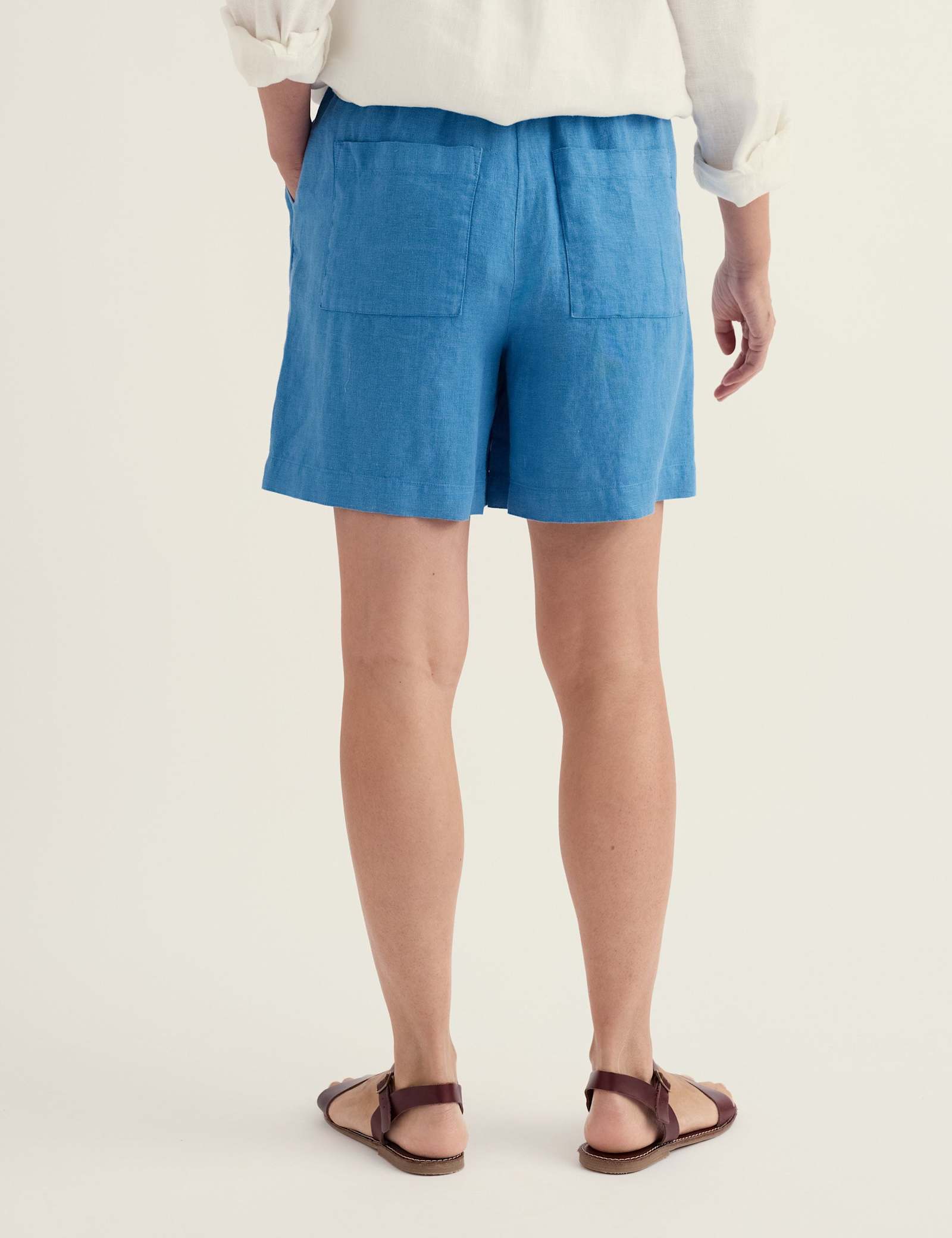 Pure Linen Shorts - image 4