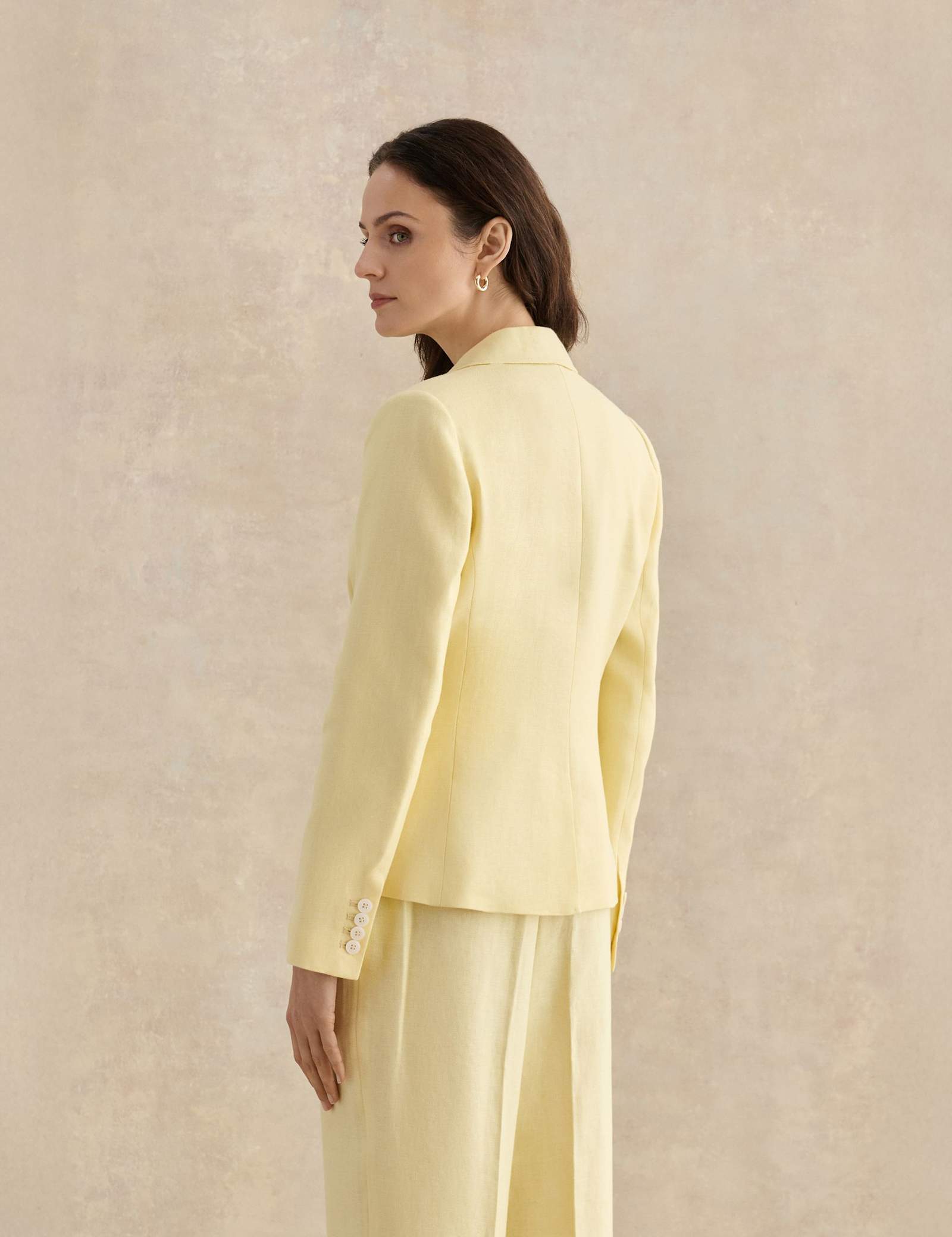 Pure Linen Tailored Jacket - image 5