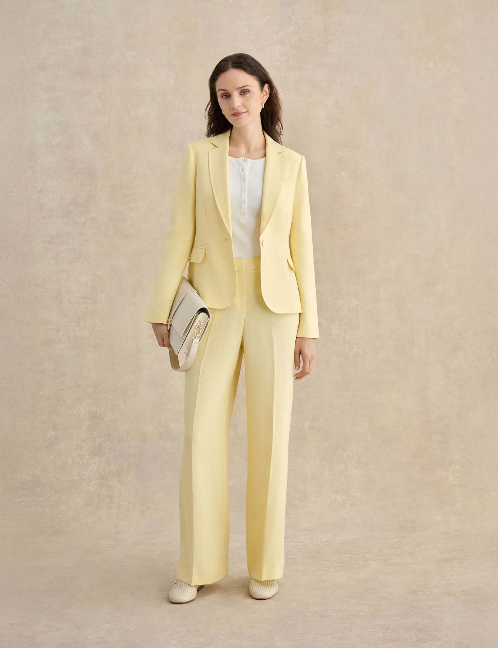 Pure Linen Tailored Jacket - image 4
