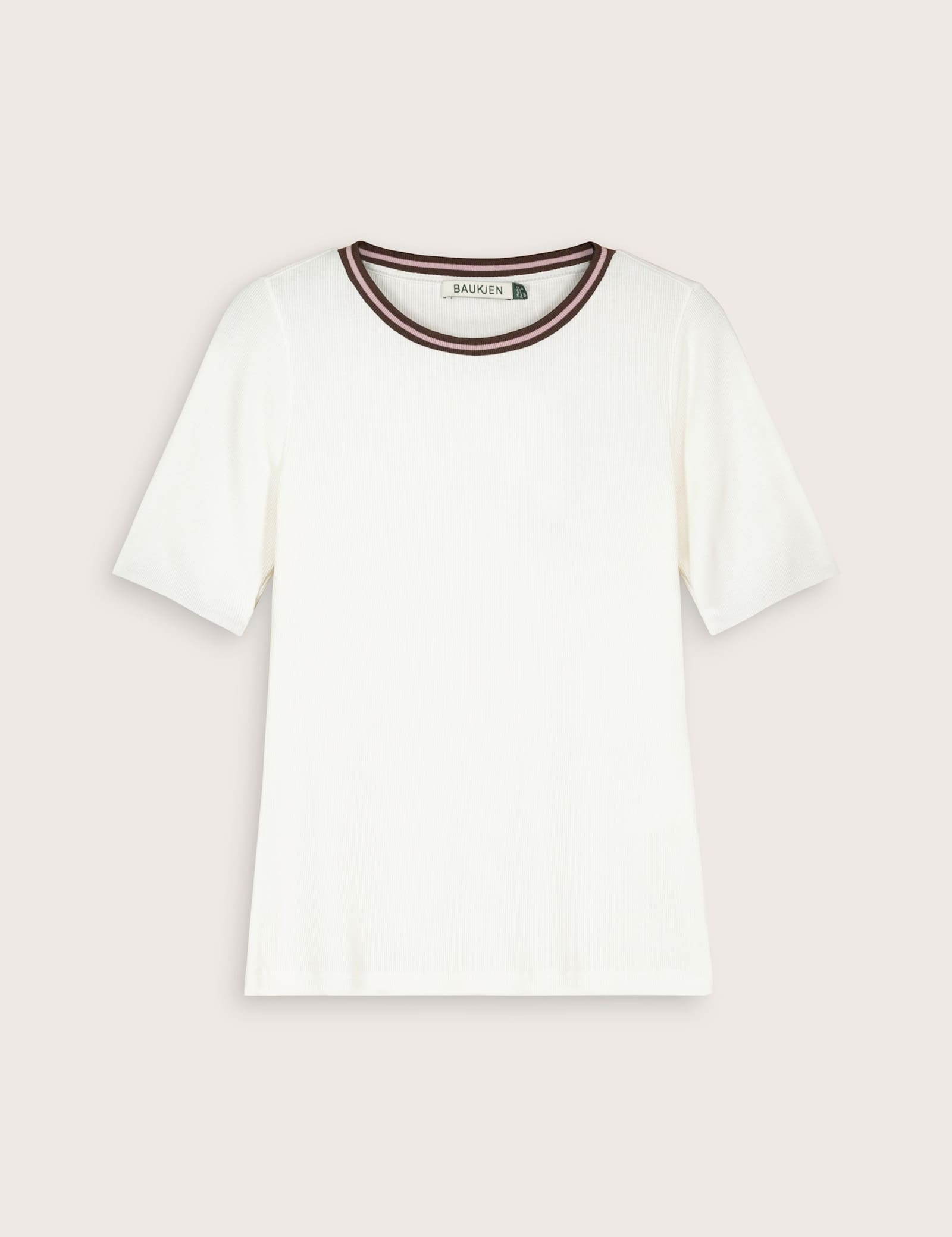 Pure Cotton Ribbed T-Shirt - image 1