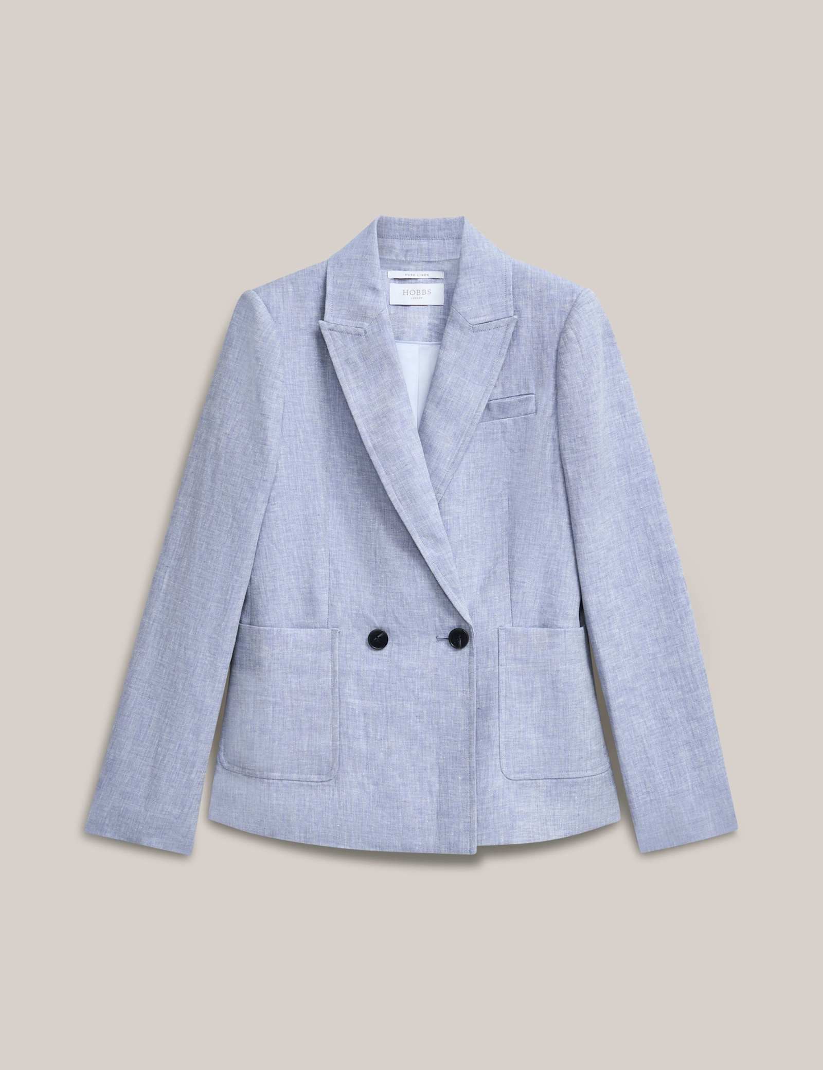 Pure Linen Collared Jacket - image 1