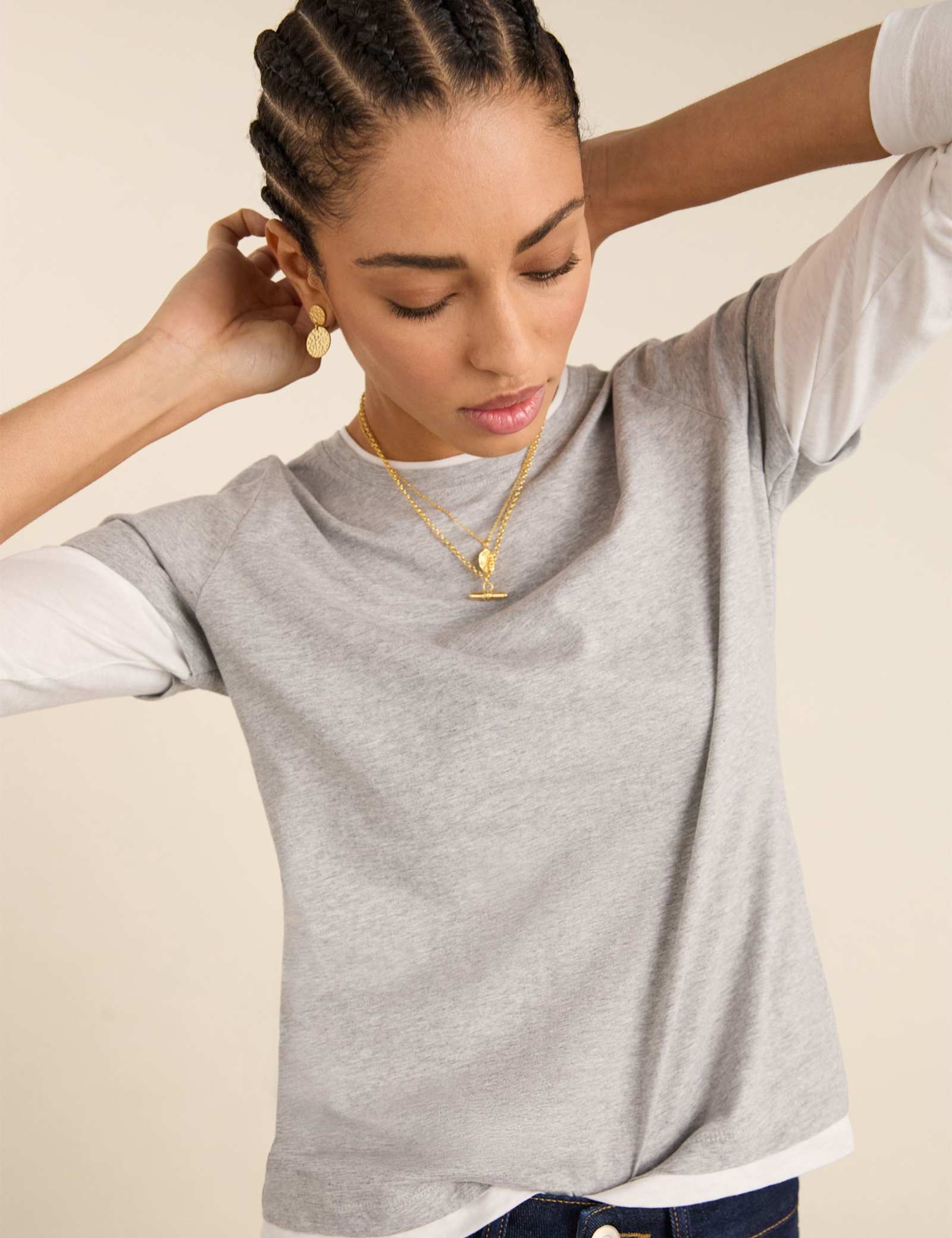 Pure Cotton Double Layer Top - image 2