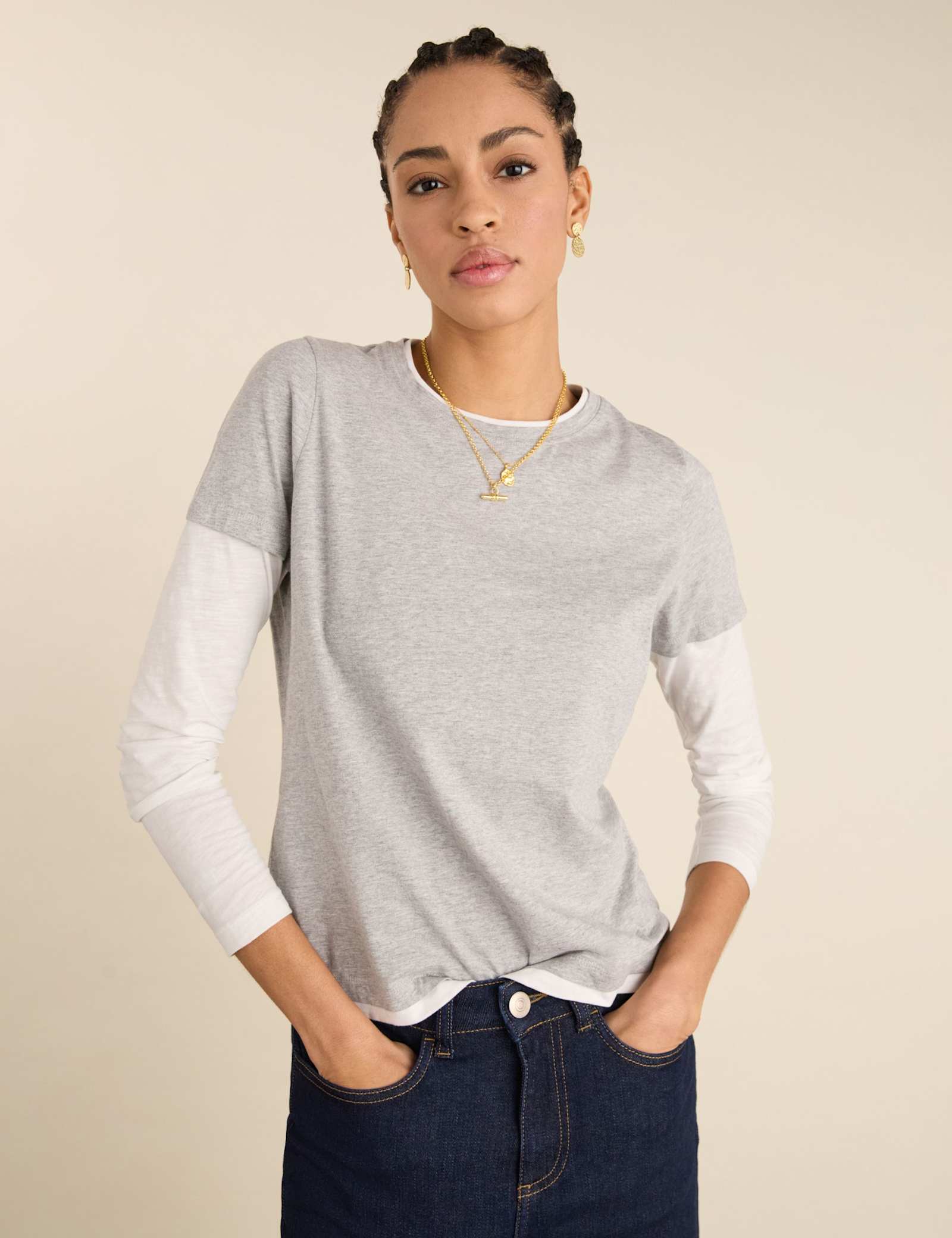 Pure Cotton Double Layer Top - image 5