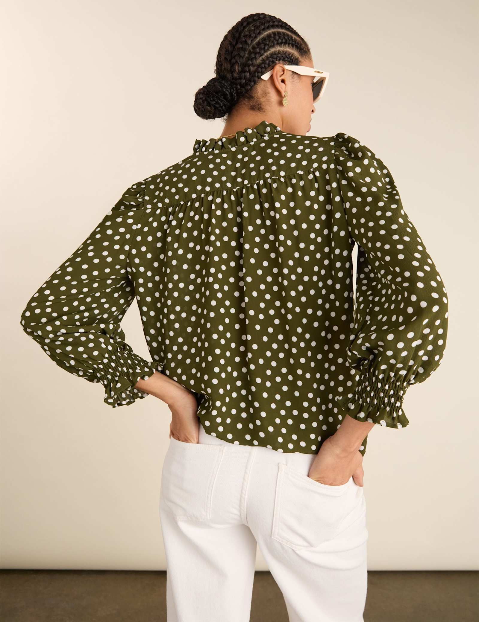 Polka Dot Blouse - image 5
