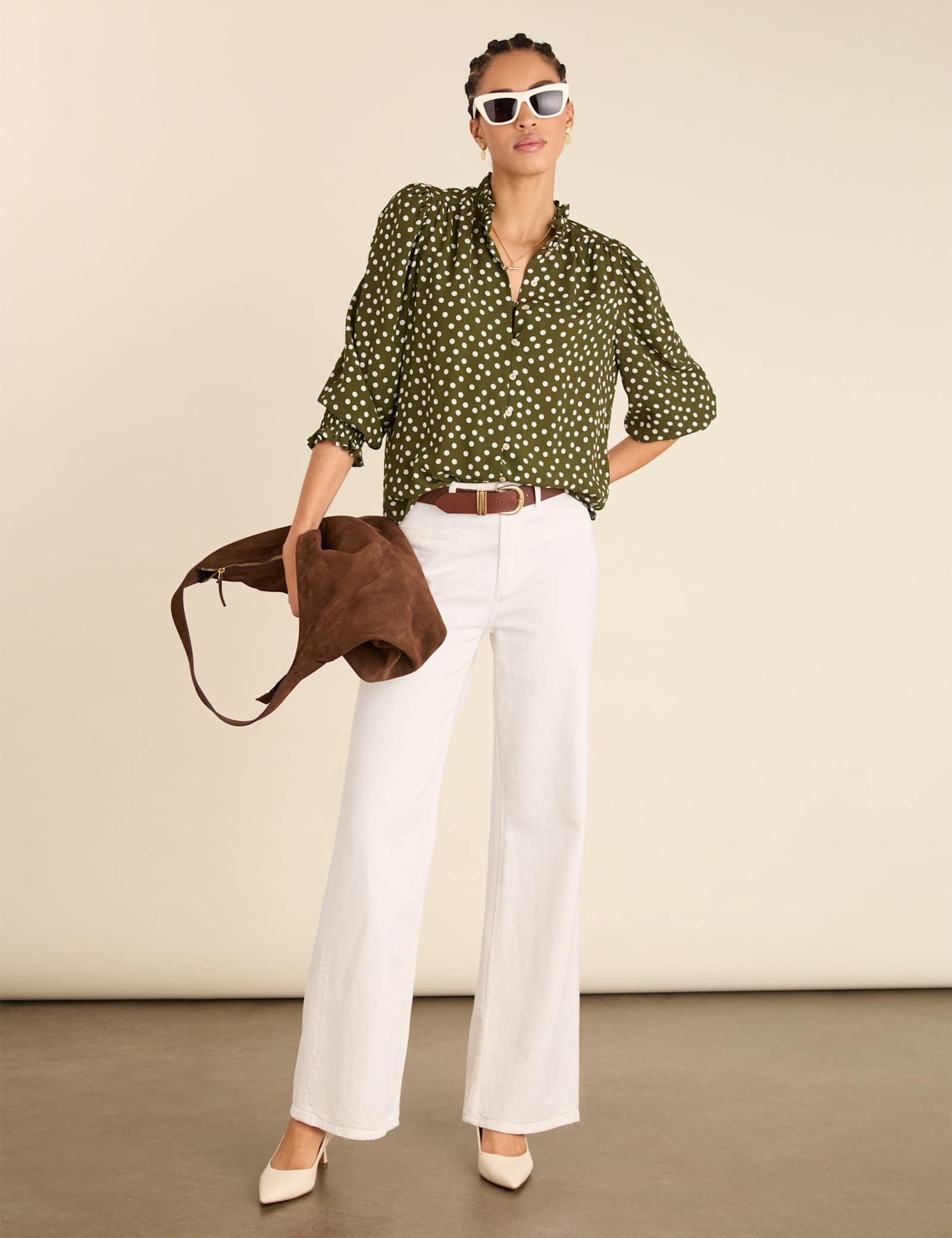 Polka Dot Blouse - image 3