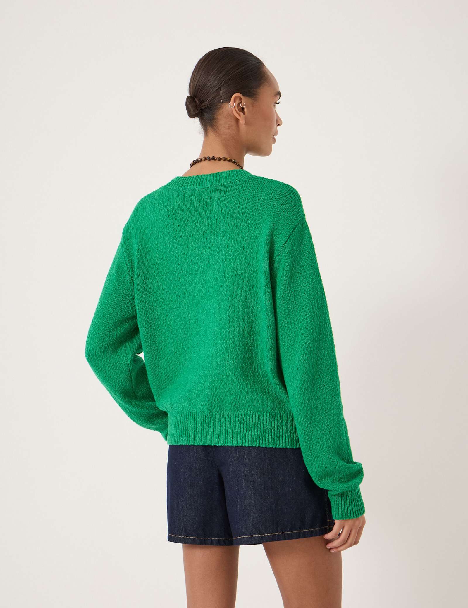 Pure Cotton Crew Neck Star Graphic Jumper - image 5