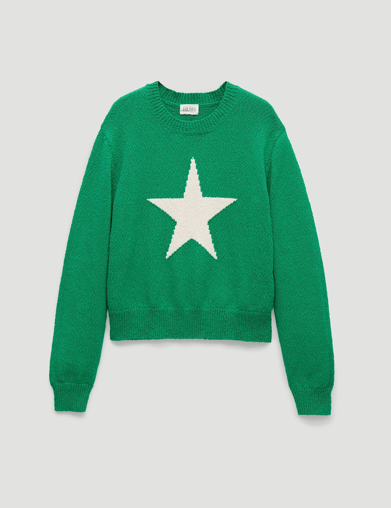 Pure Cotton Crew Neck Star Graphic Jumper - image 1