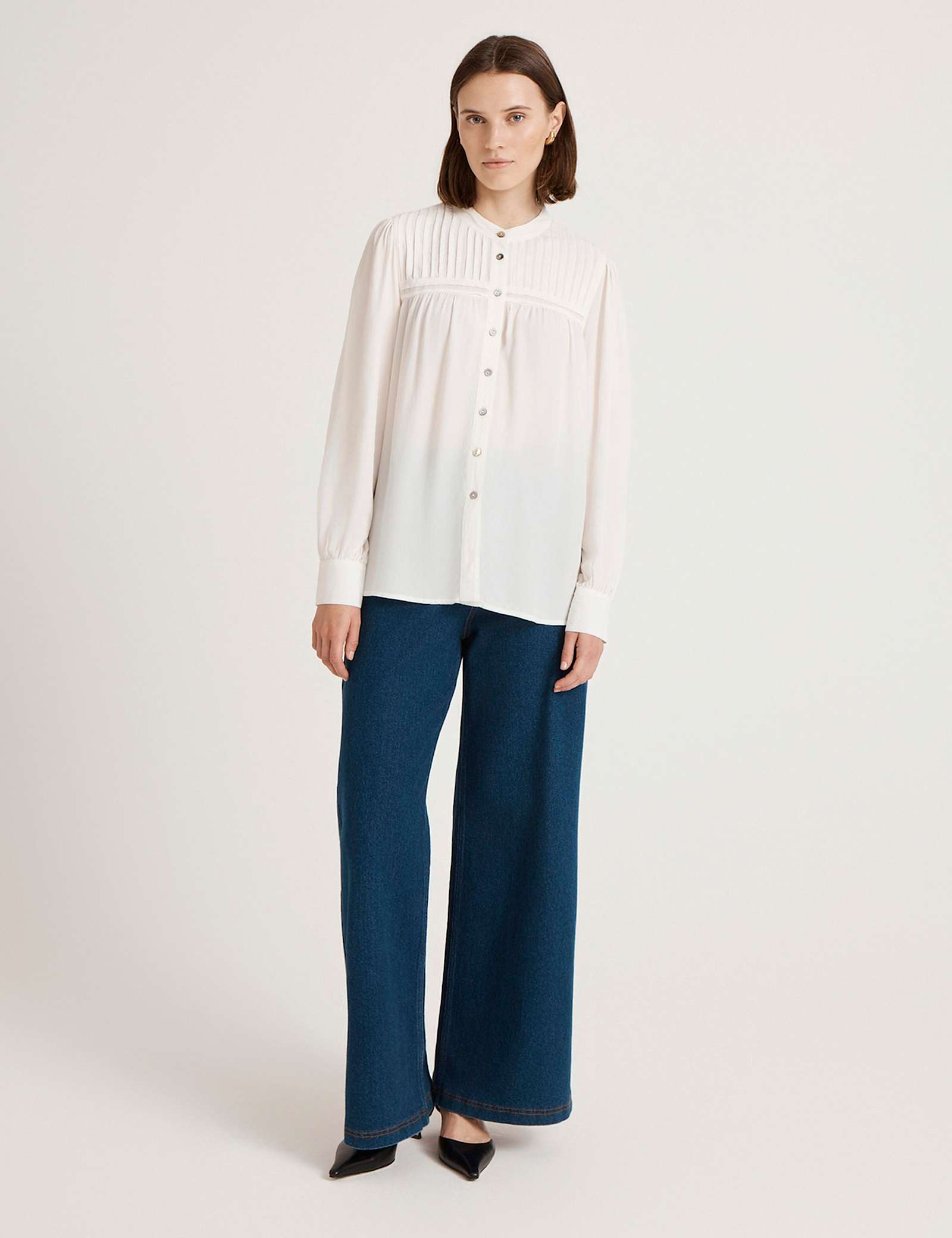 Crepe Button Through Blouse - image 5