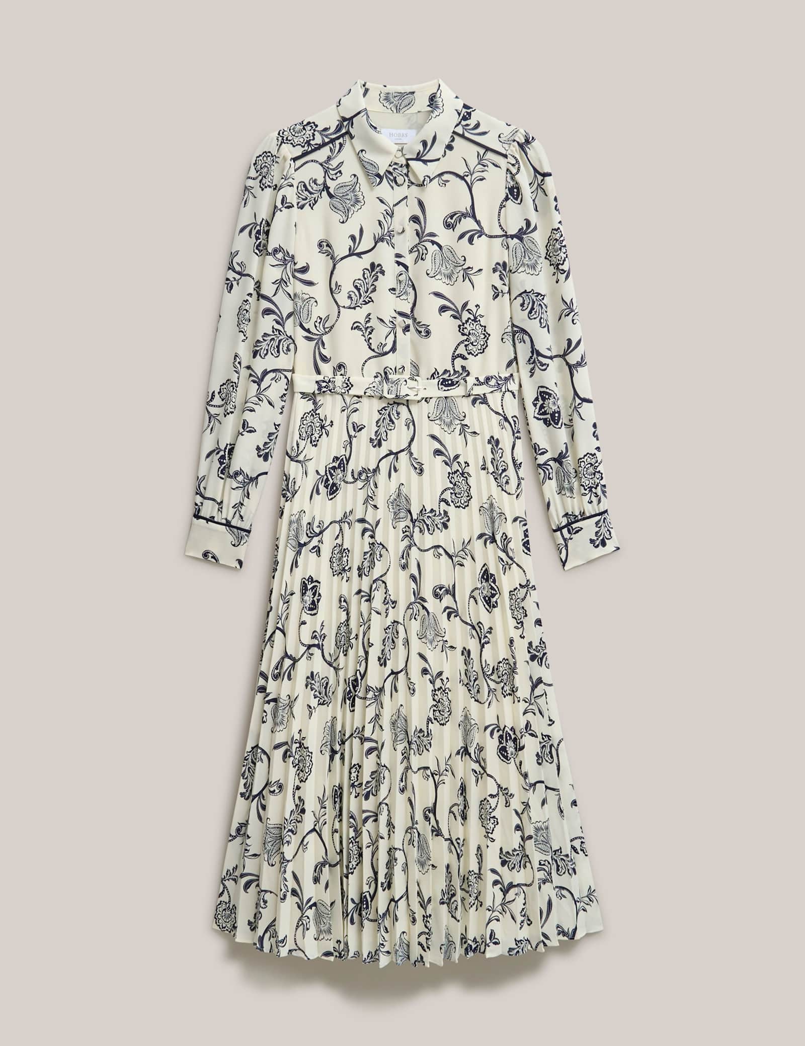Floral Midi Shirt Dress - image 1