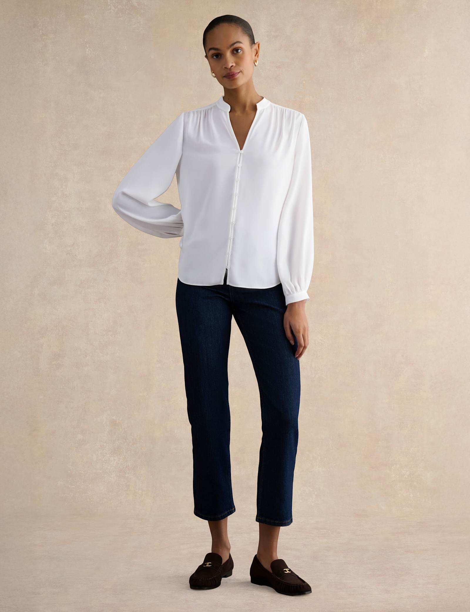 V-Neck Blouse - image 2