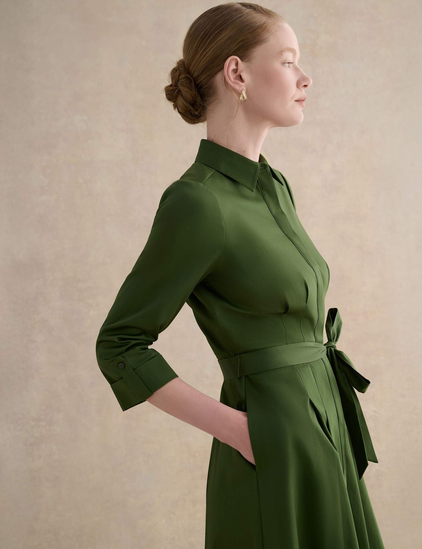 Cotton Rich Midi Skater Dress - image 4