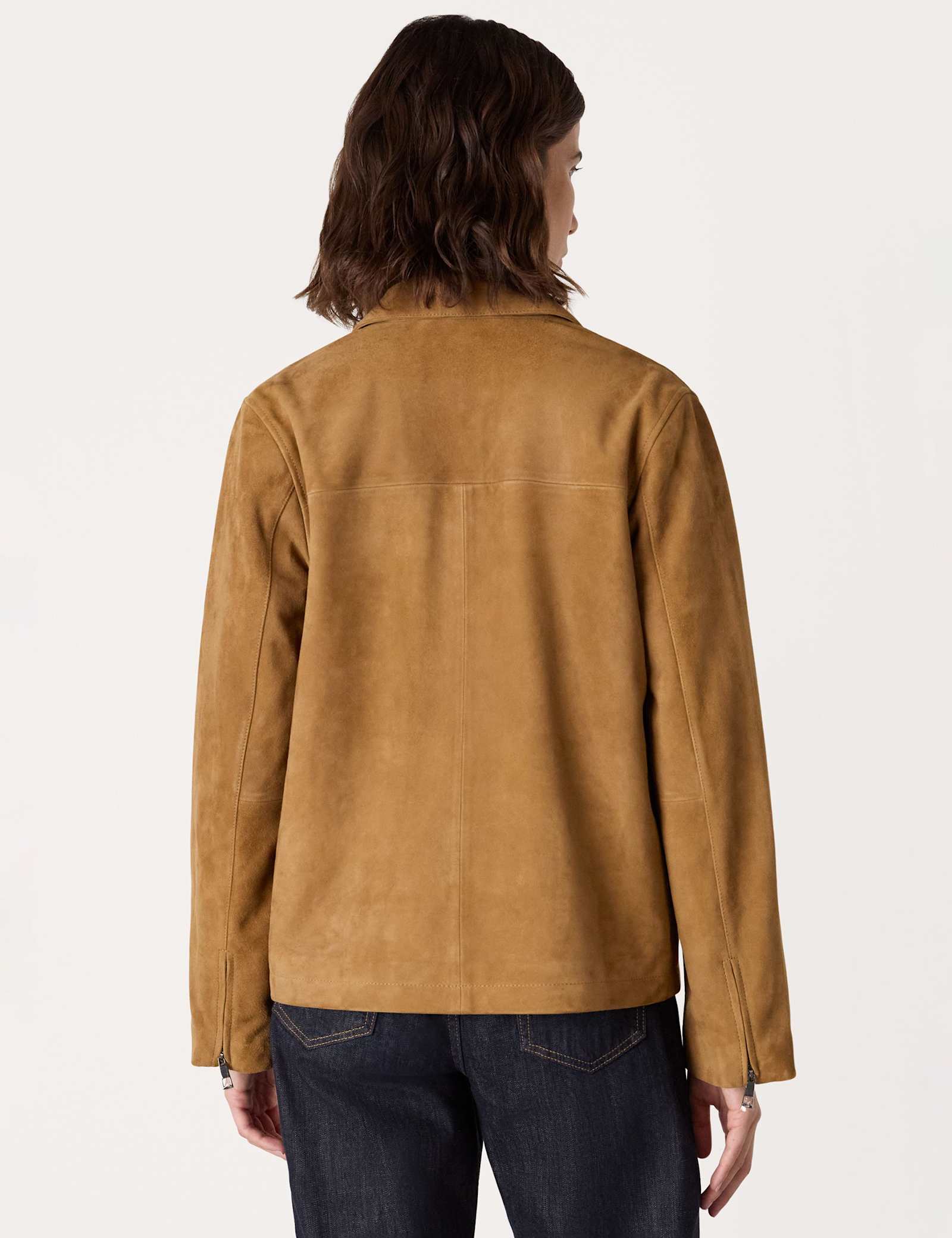 Kate Suede Collared Jacket - image 4