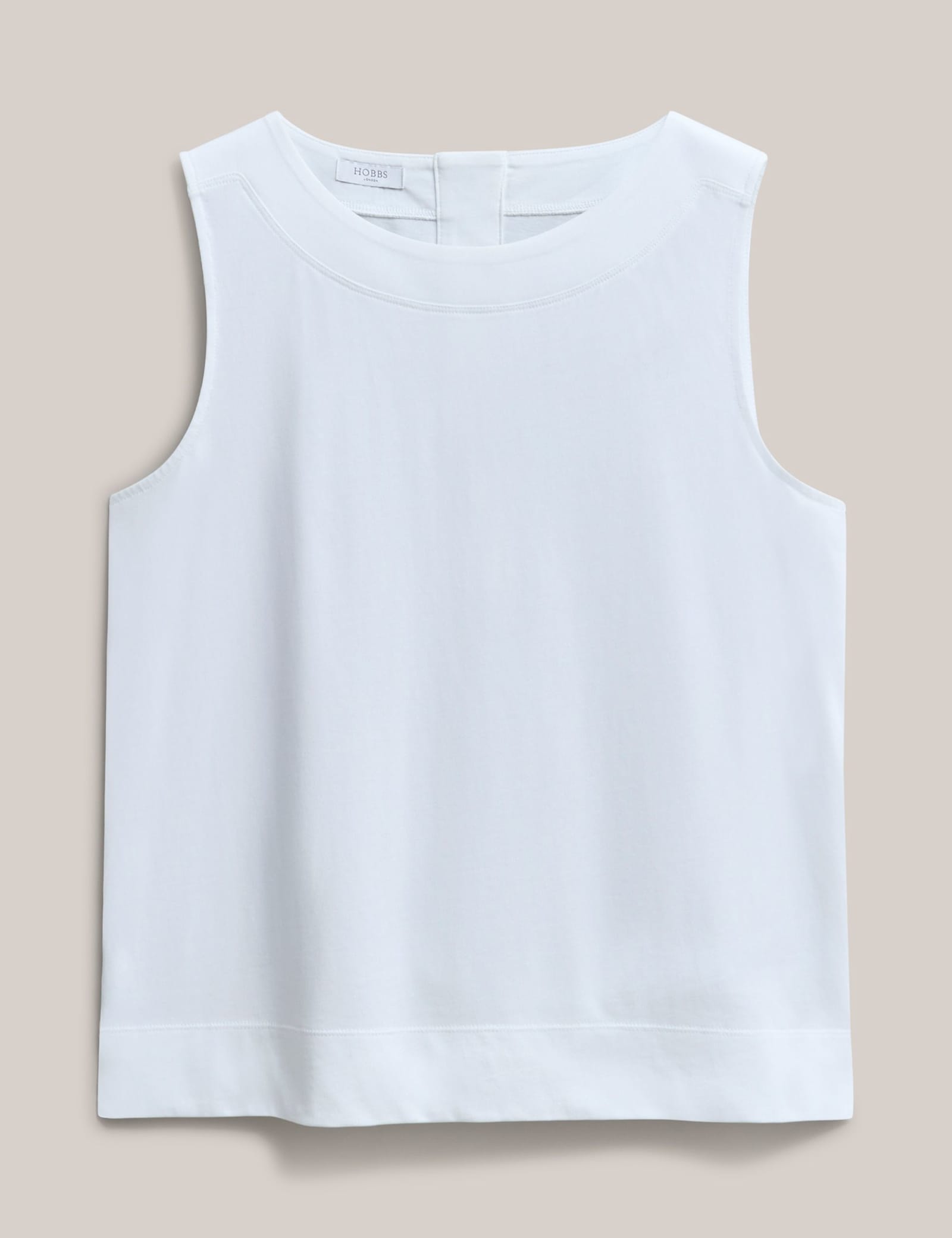 Pure Cotton Button Detail Vest Top - image 2
