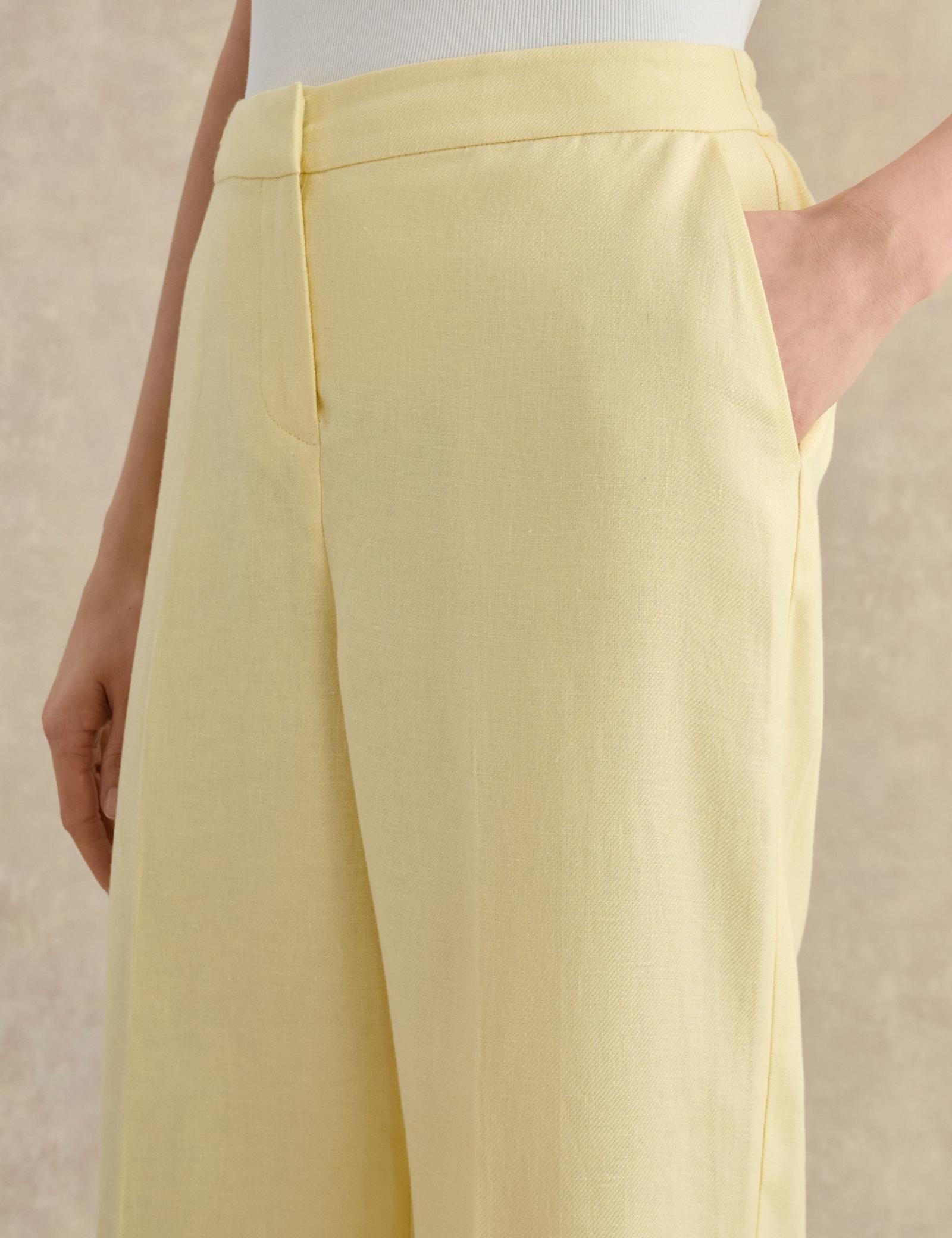 Pure Linen Wide Leg Trousers - image 3