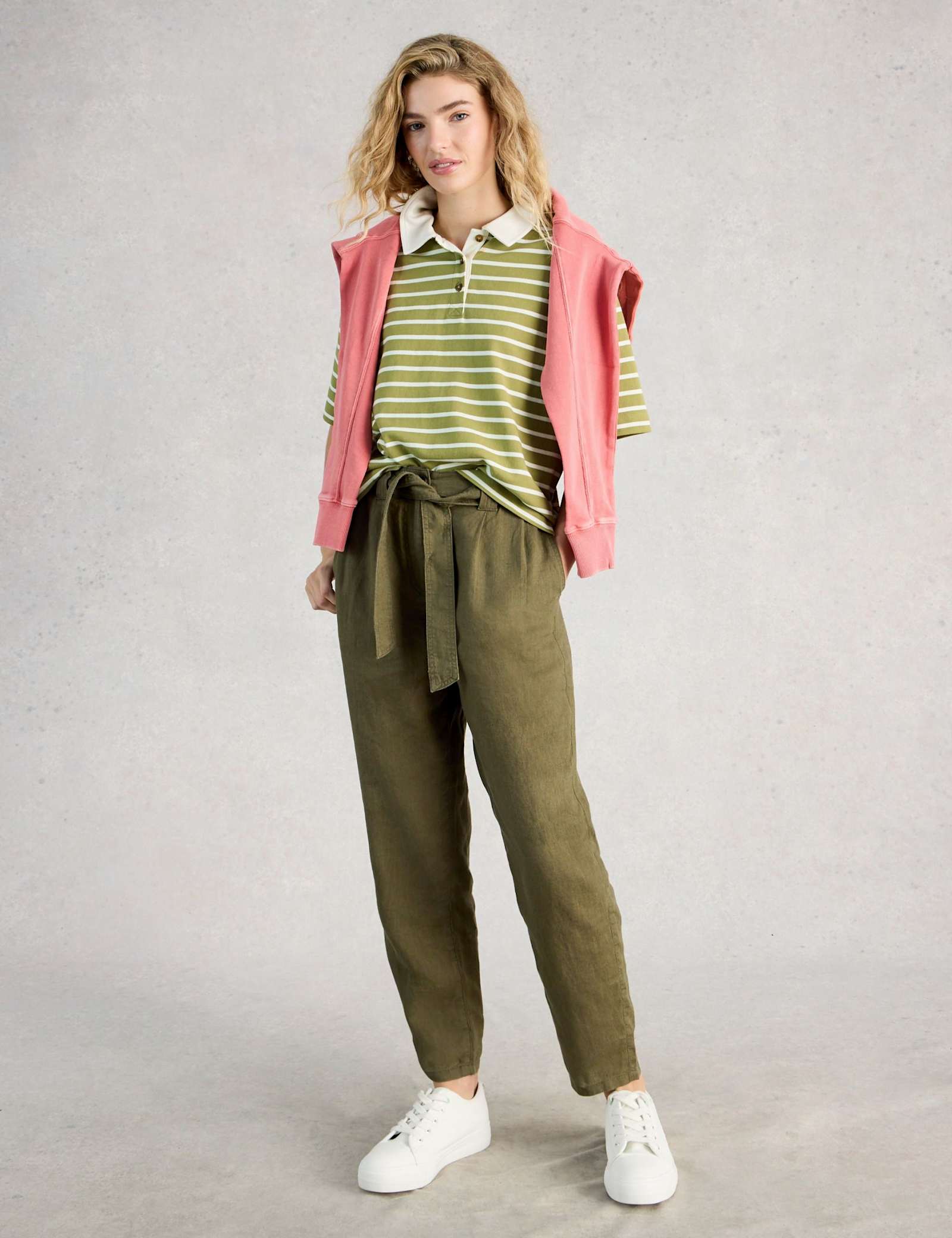 Pure Cotton Striped Rugby Top - image 2