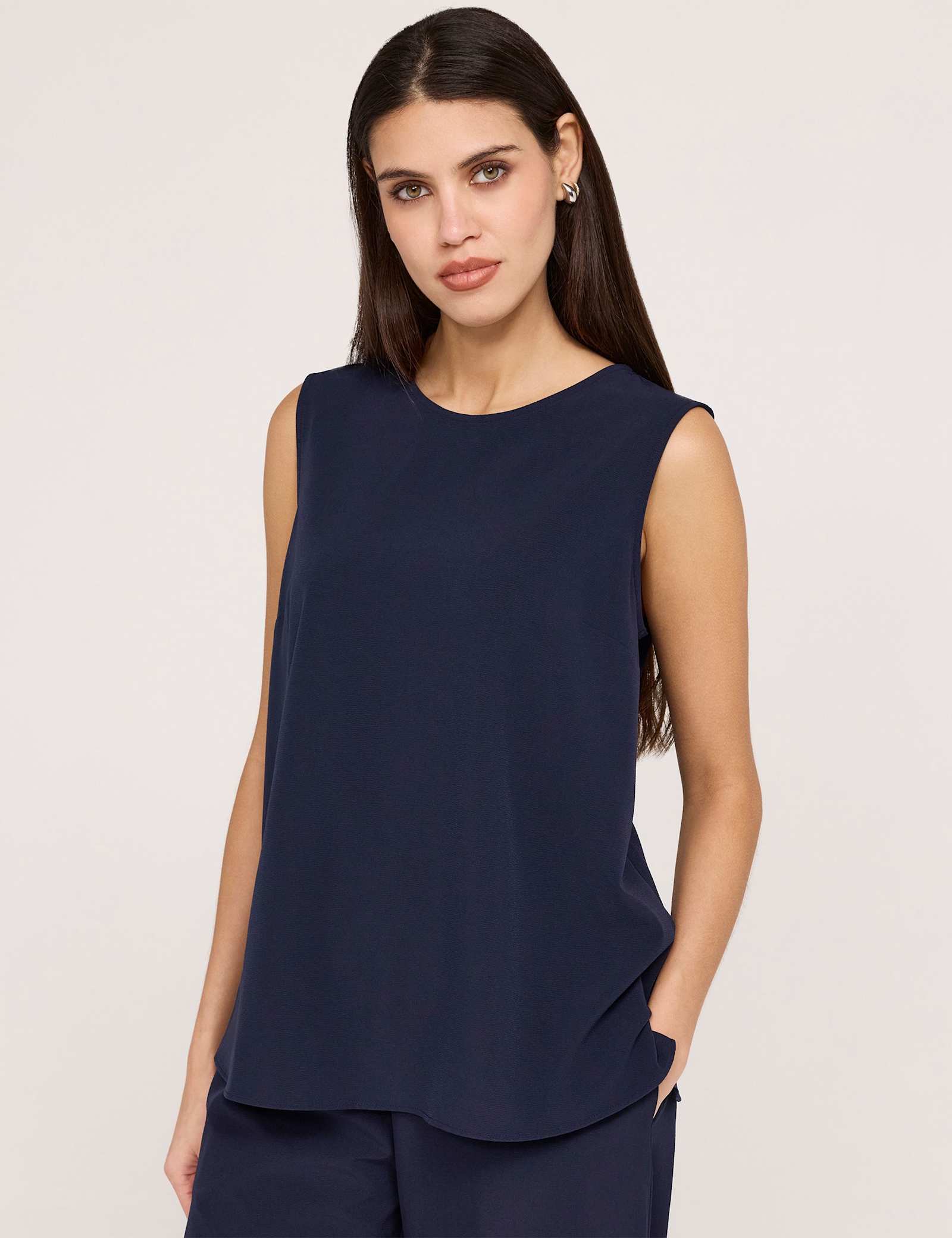 Round Neck Shell Top - image 4