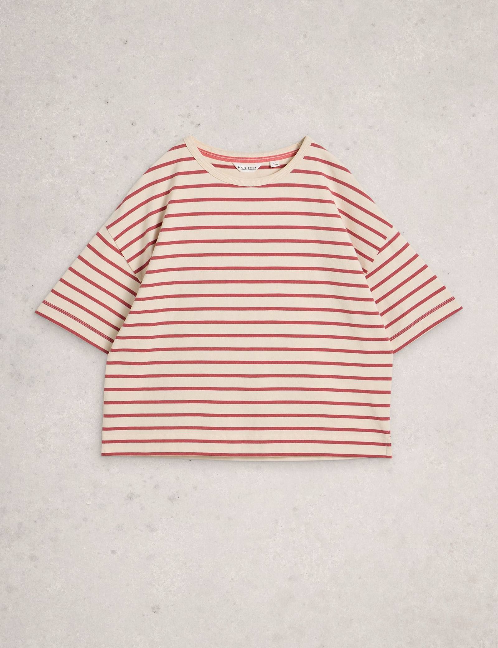 Pure Cotton Striped T-Shirt - image 1