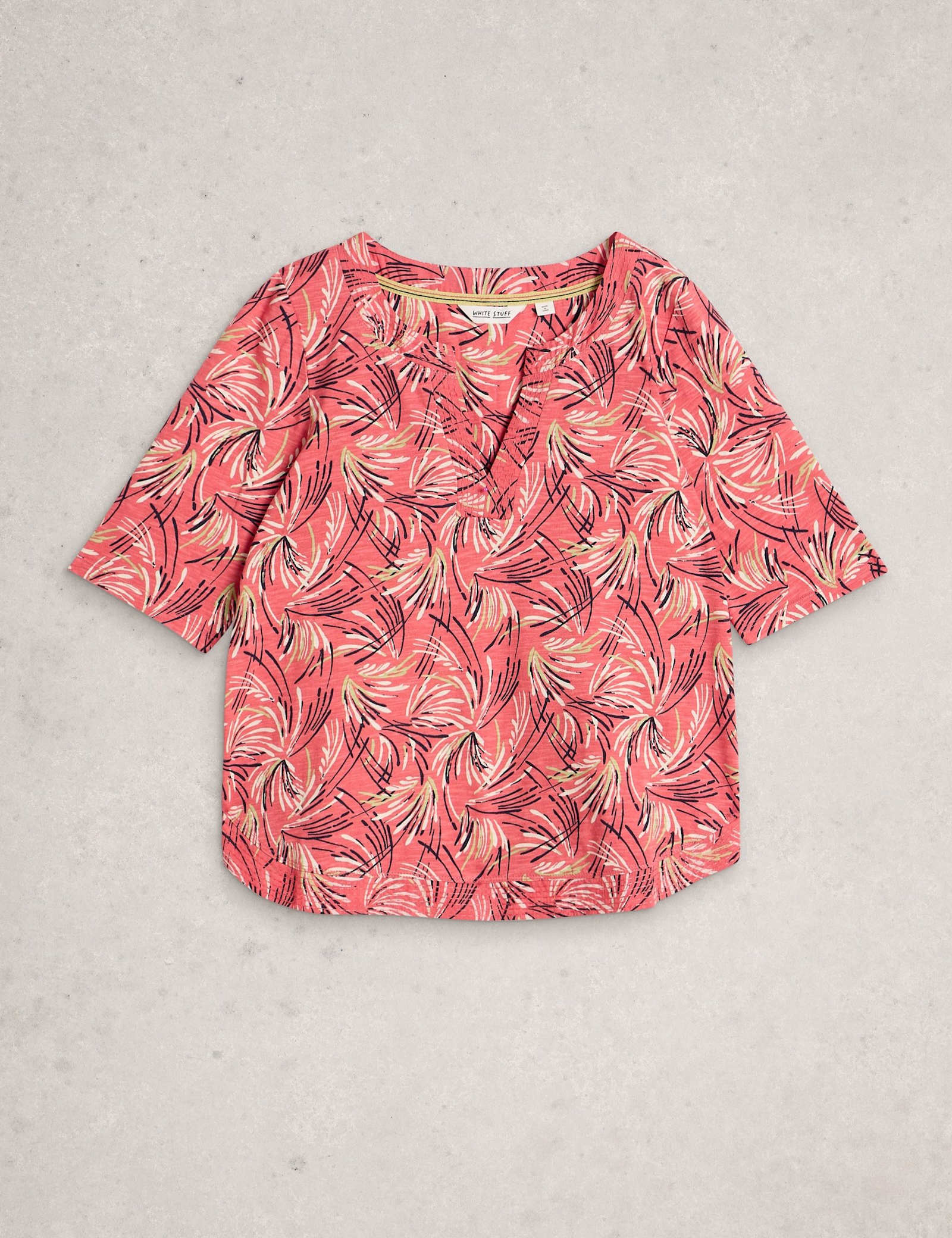 Pure Cotton Embroidered Top - image 1