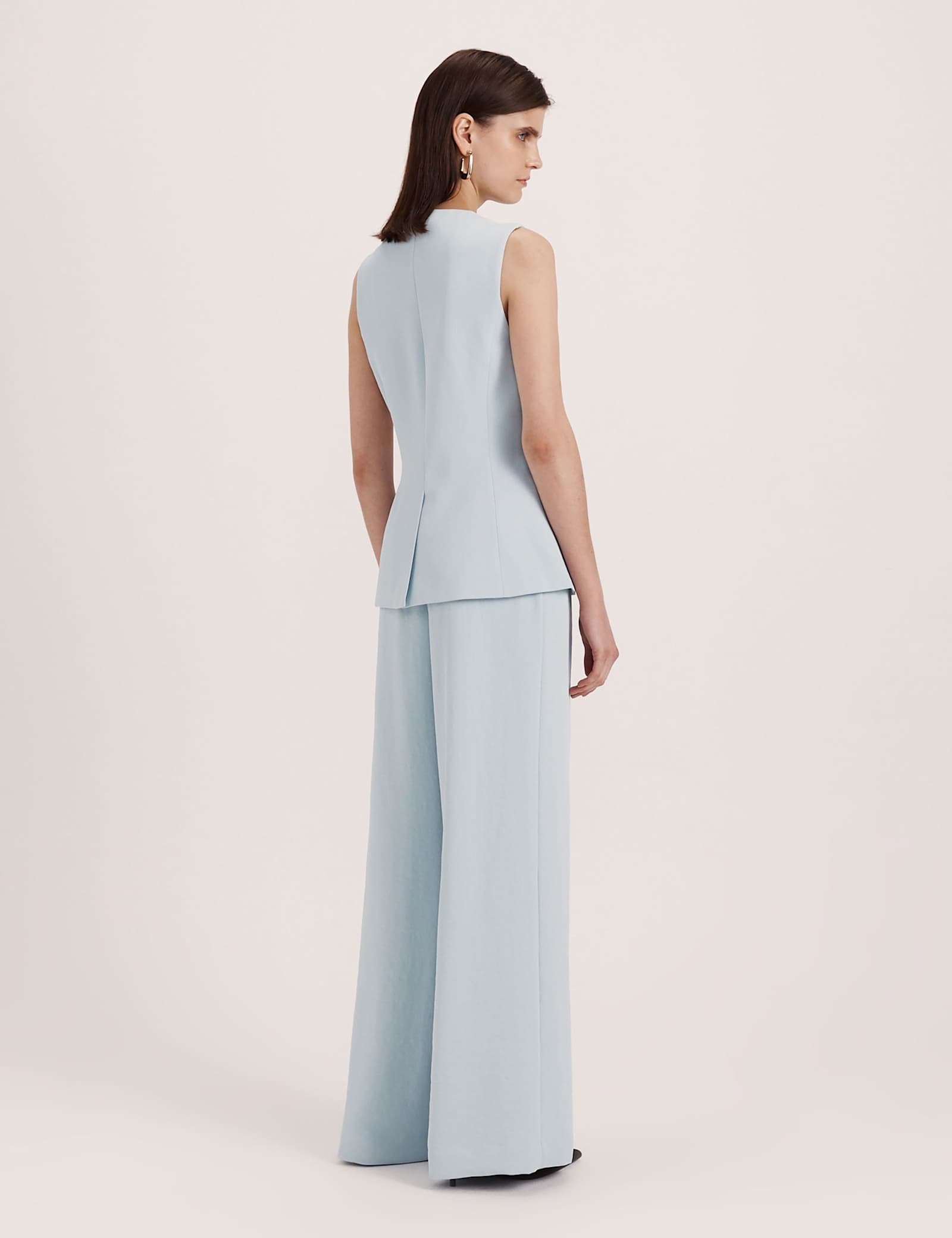 Relaxed Longline Vest Waistcoat - image 2