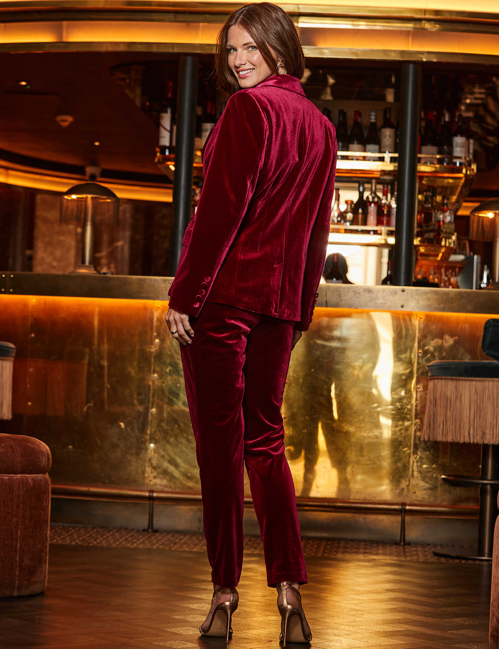 Velvet Tapered Trousers - image 4