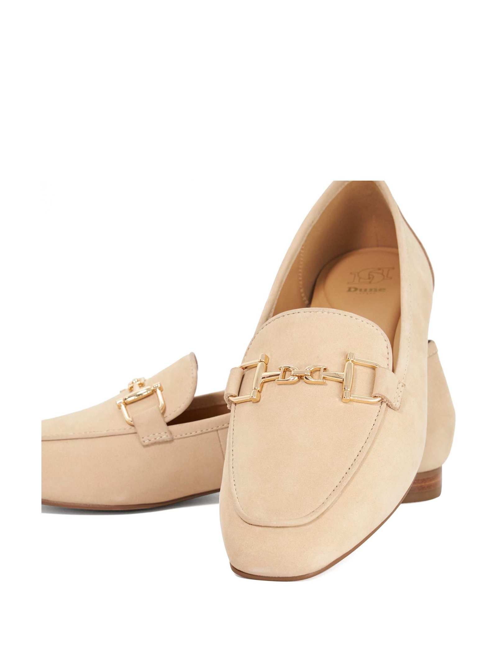 Leather Trim Flat Loafers - image 2