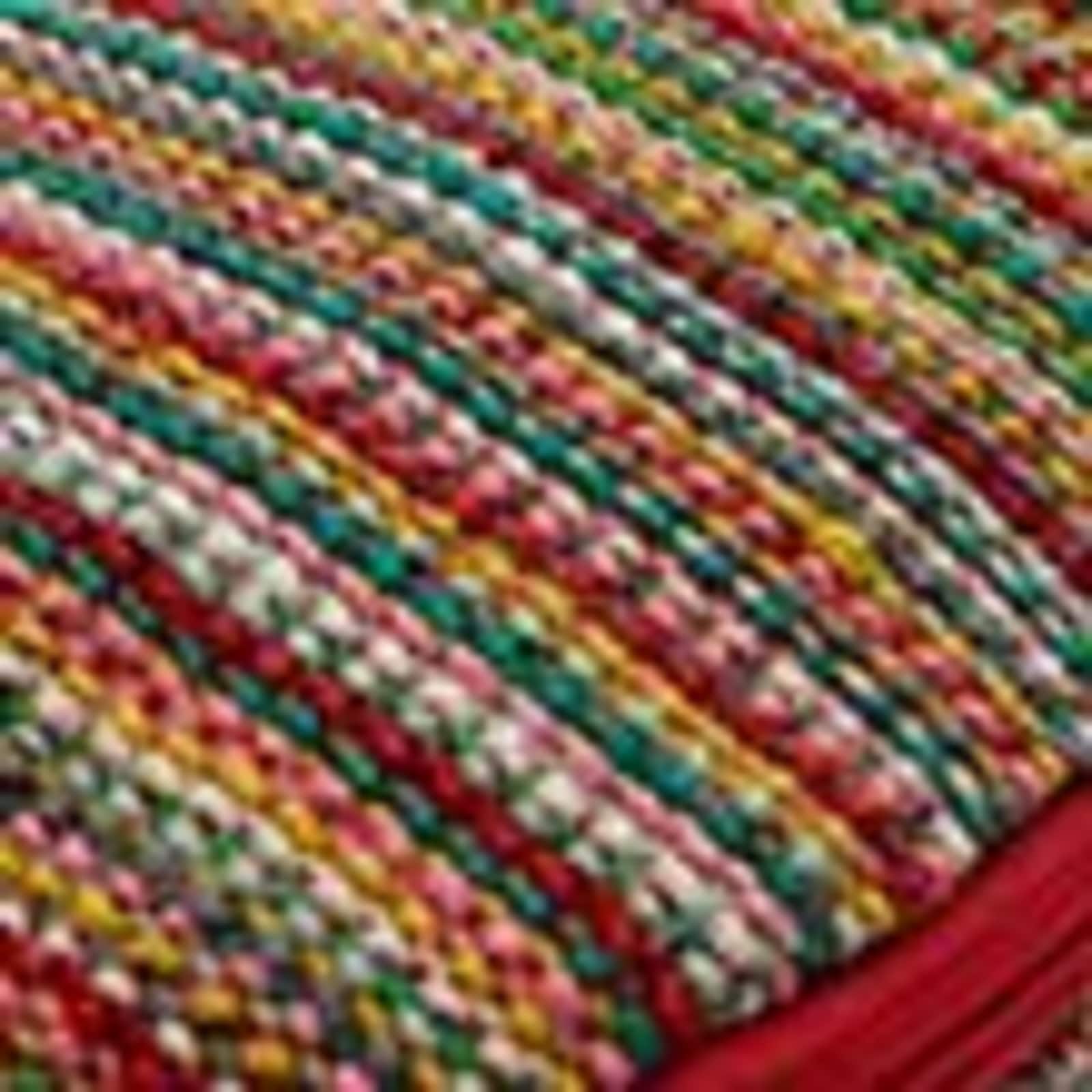 Jute Striped Cross Body Bag - image 4
