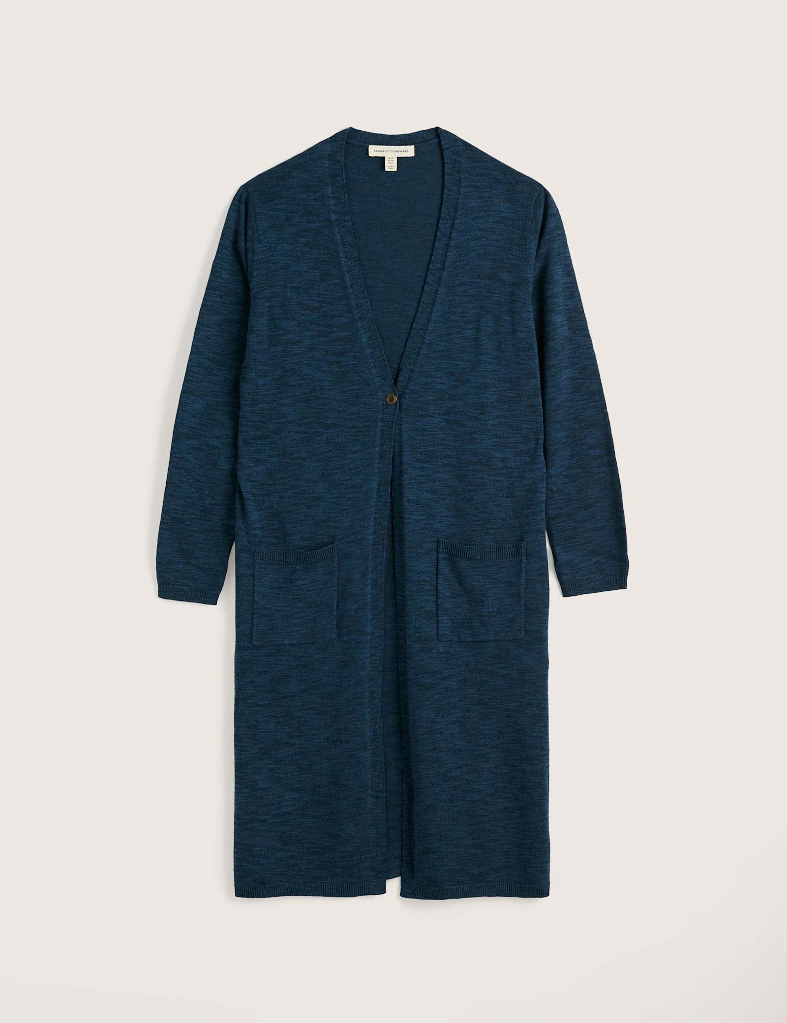 Cotton Rich Relaxed Longline Cardigan - image 1
