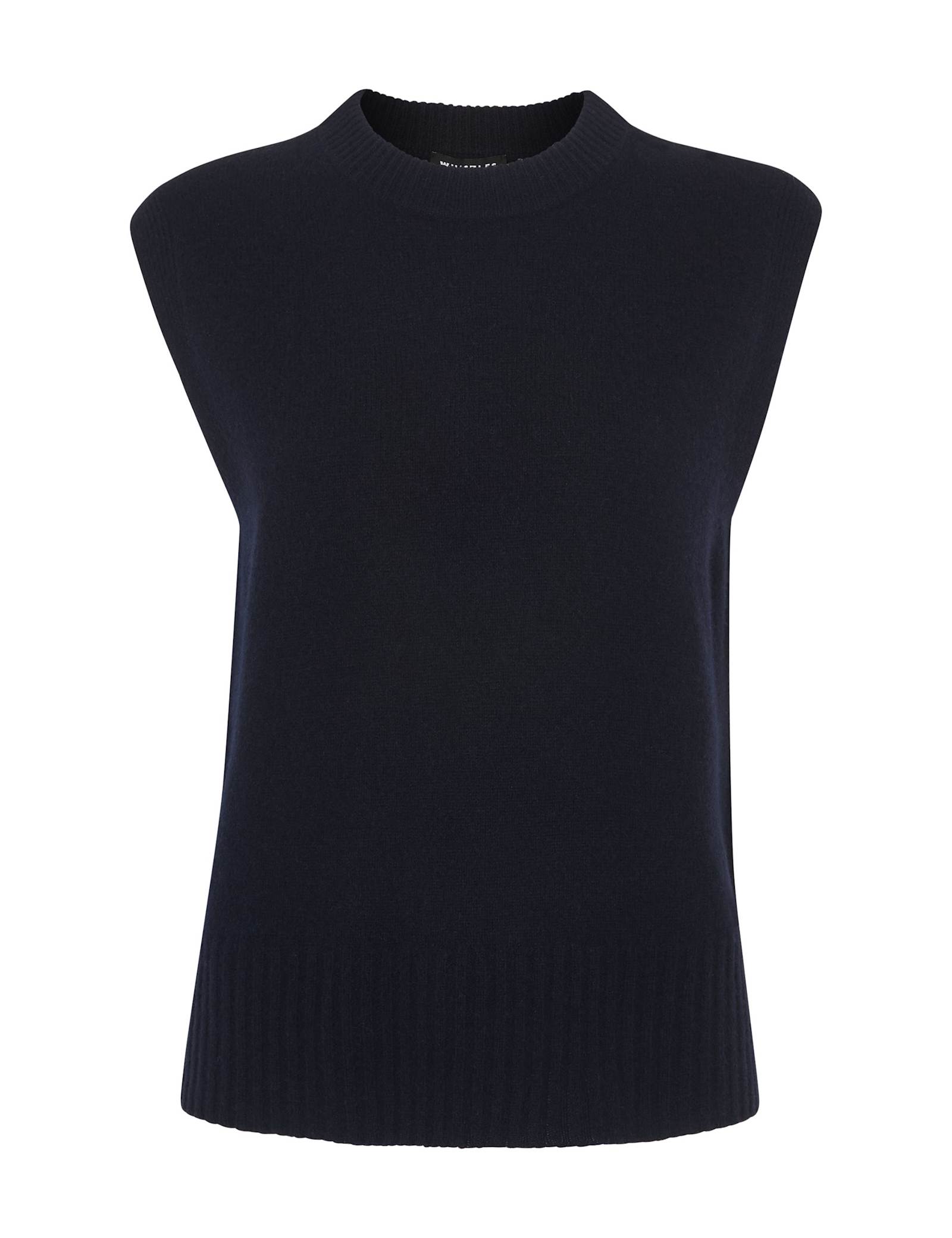 Pure Wool Crew Neck Vest Top - image 2