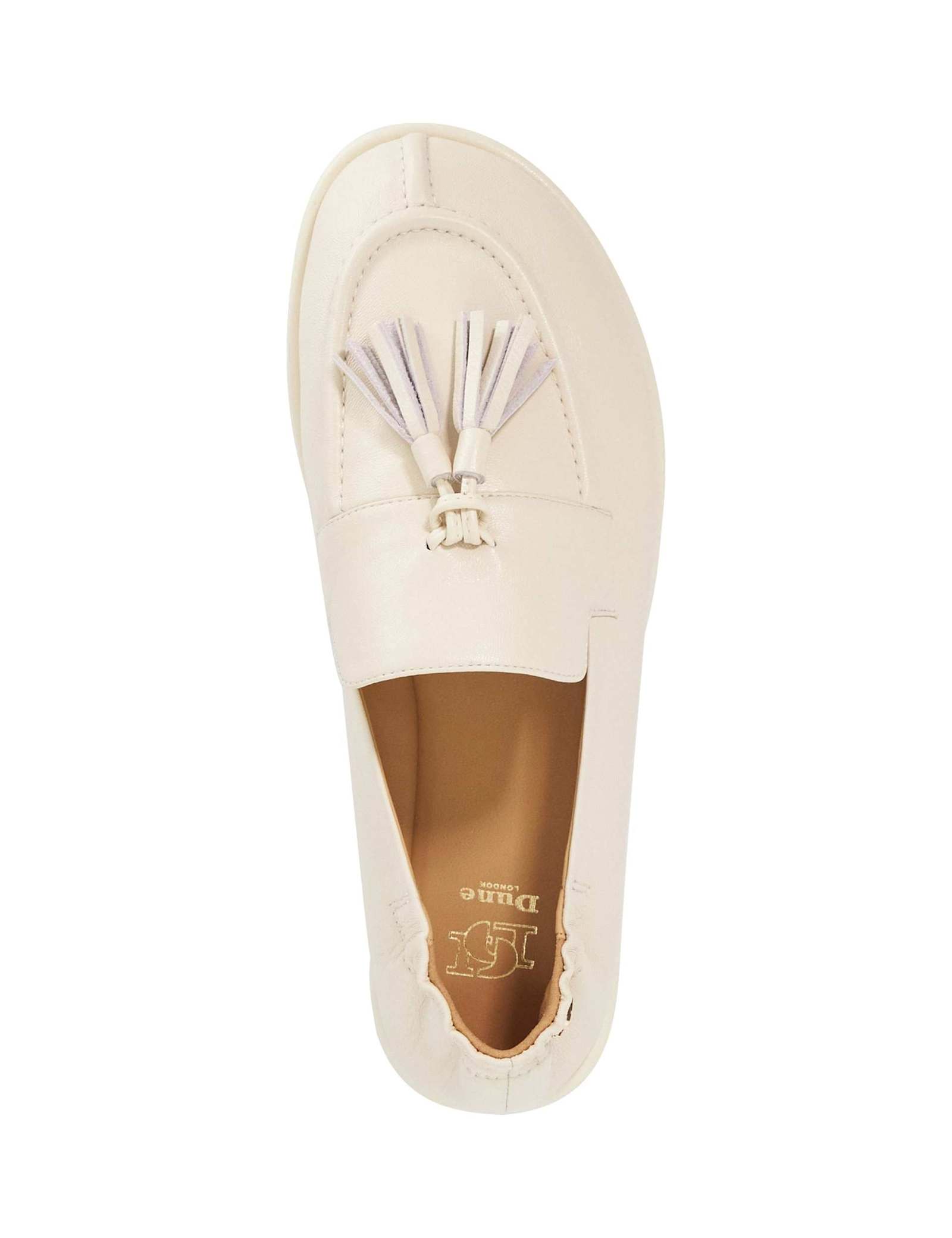 Leather Tassel Flat Loafers - image 5