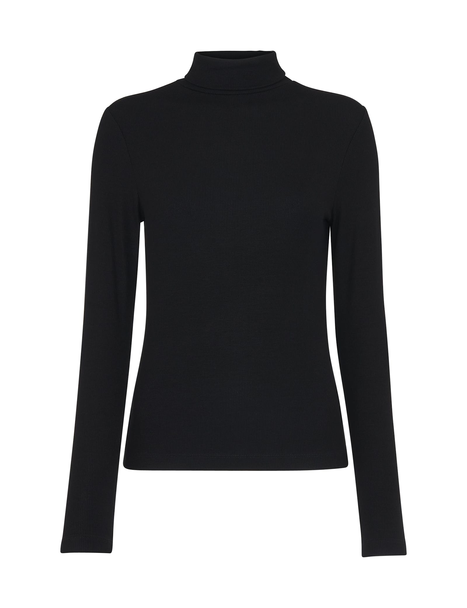 Ribbed Roll Neck Slim Fit Top - image 1