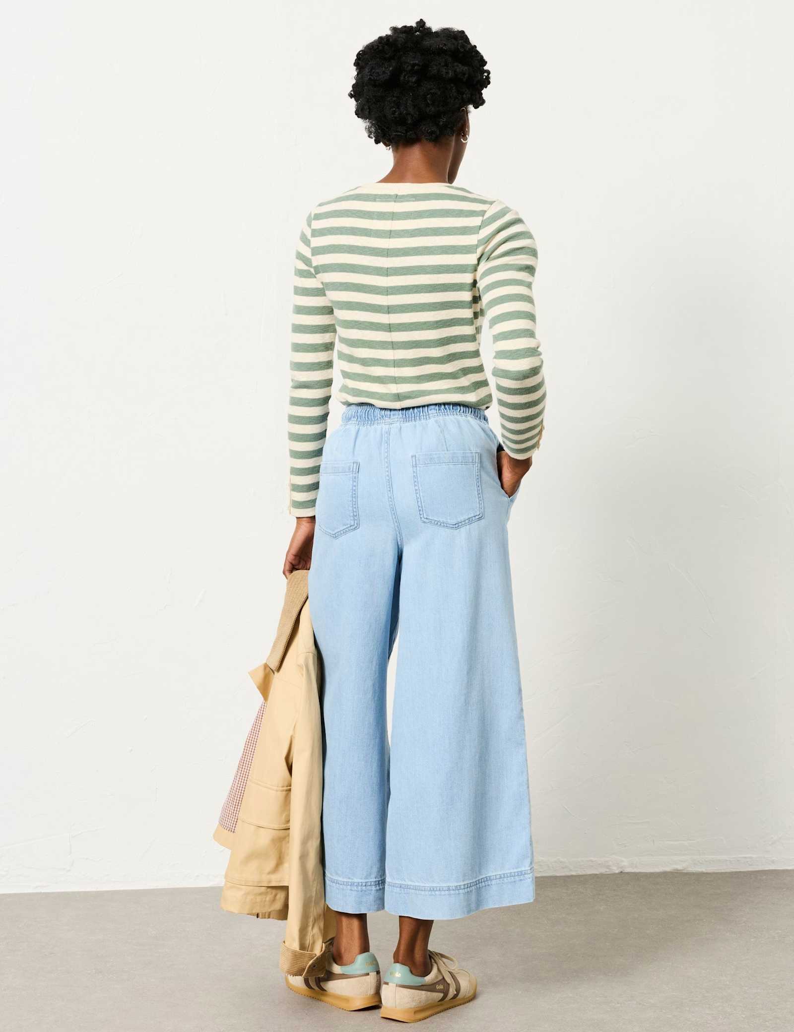 Wide Leg Ankle Grazer Jeans - image 5