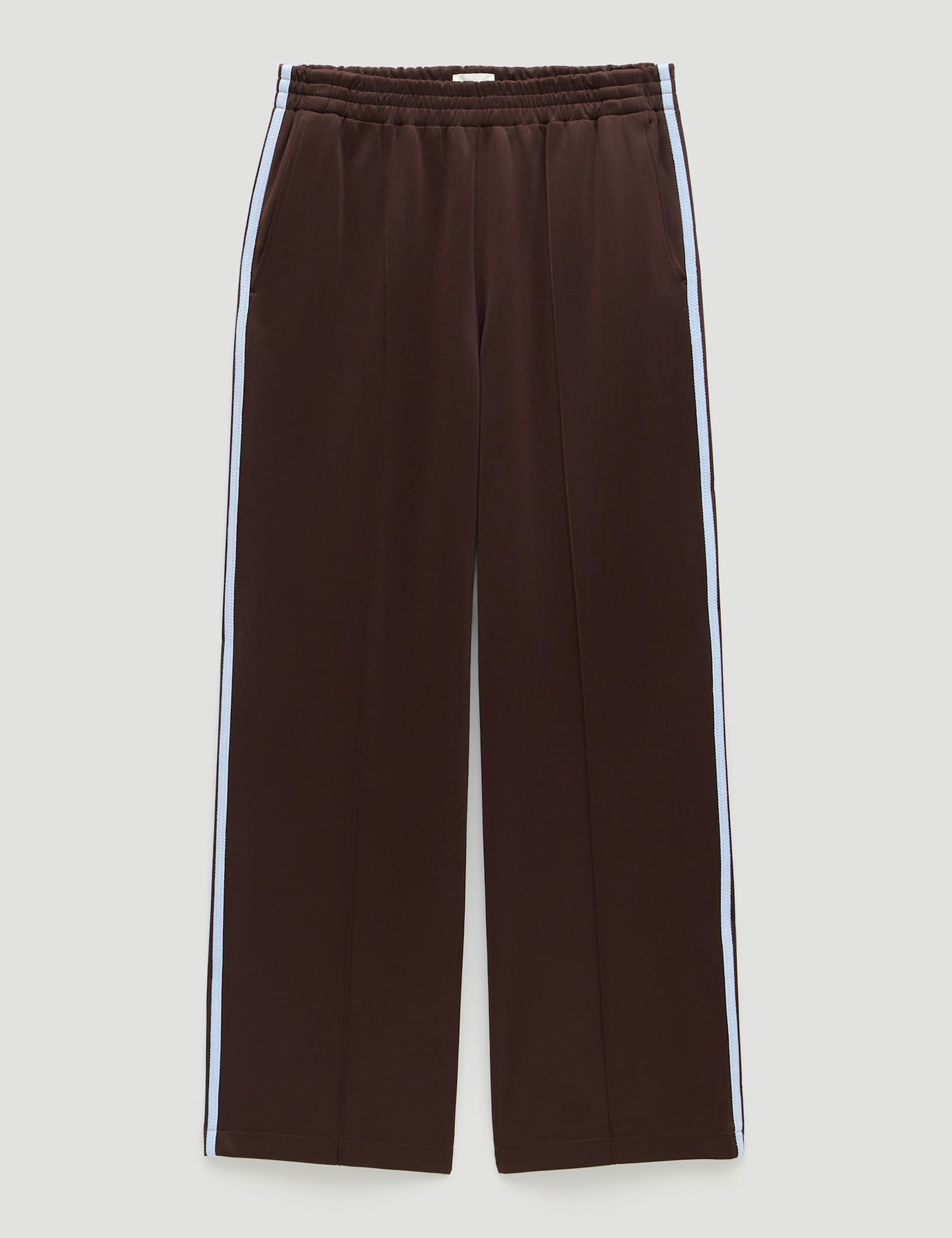 Cotton Blend Side Stripe Wide Leg Joggers - image 1
