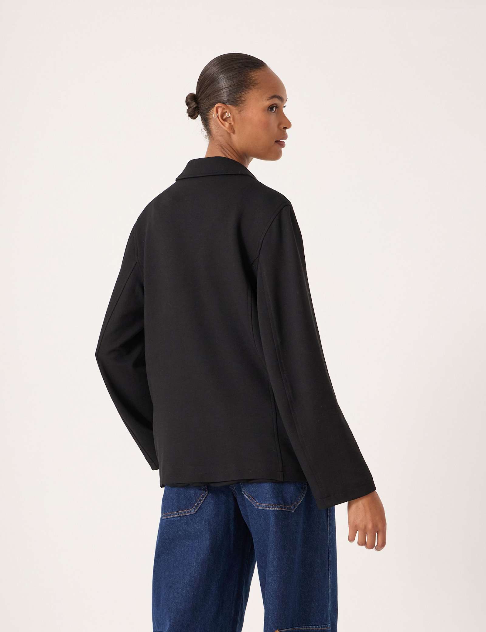 Ponte Relaxed Single Breasted Blazer - image 4