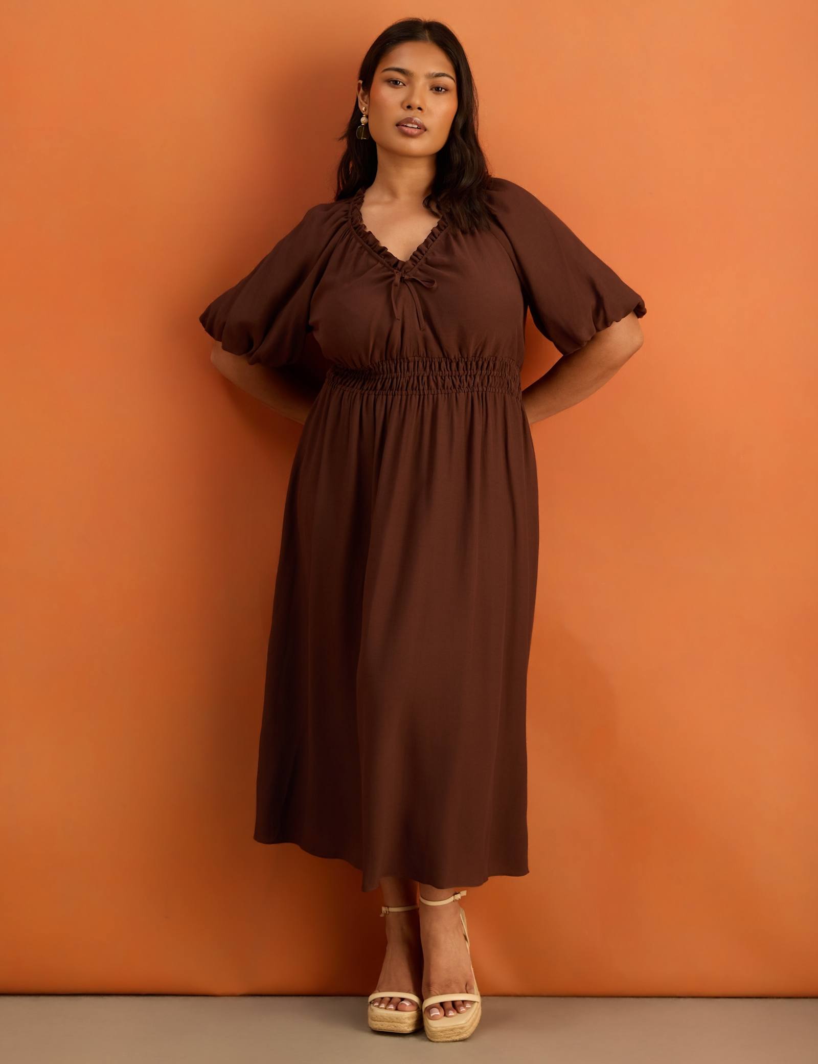 Maxi Waisted Dress - image 1