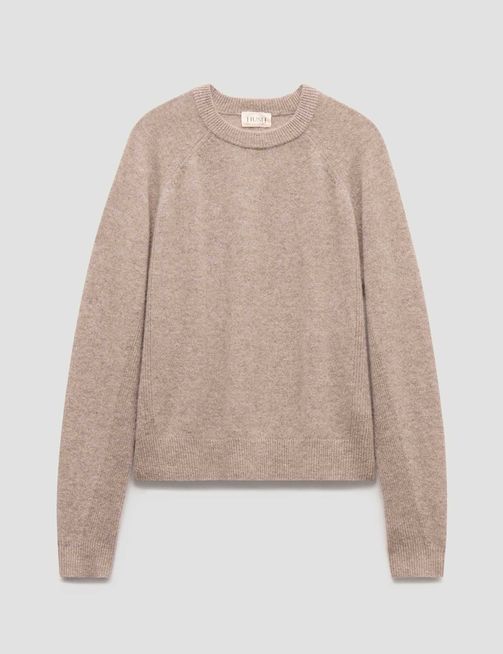 Cashmere Rich Textured Crew Neck Jumper - image 1