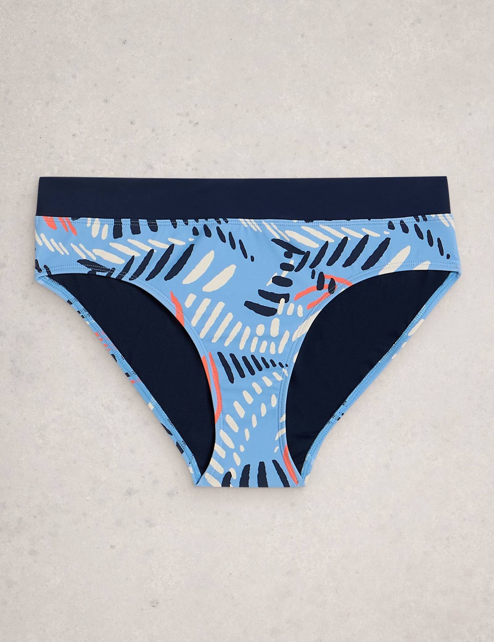 Floral Roll Top Bikini Bottoms - image 1