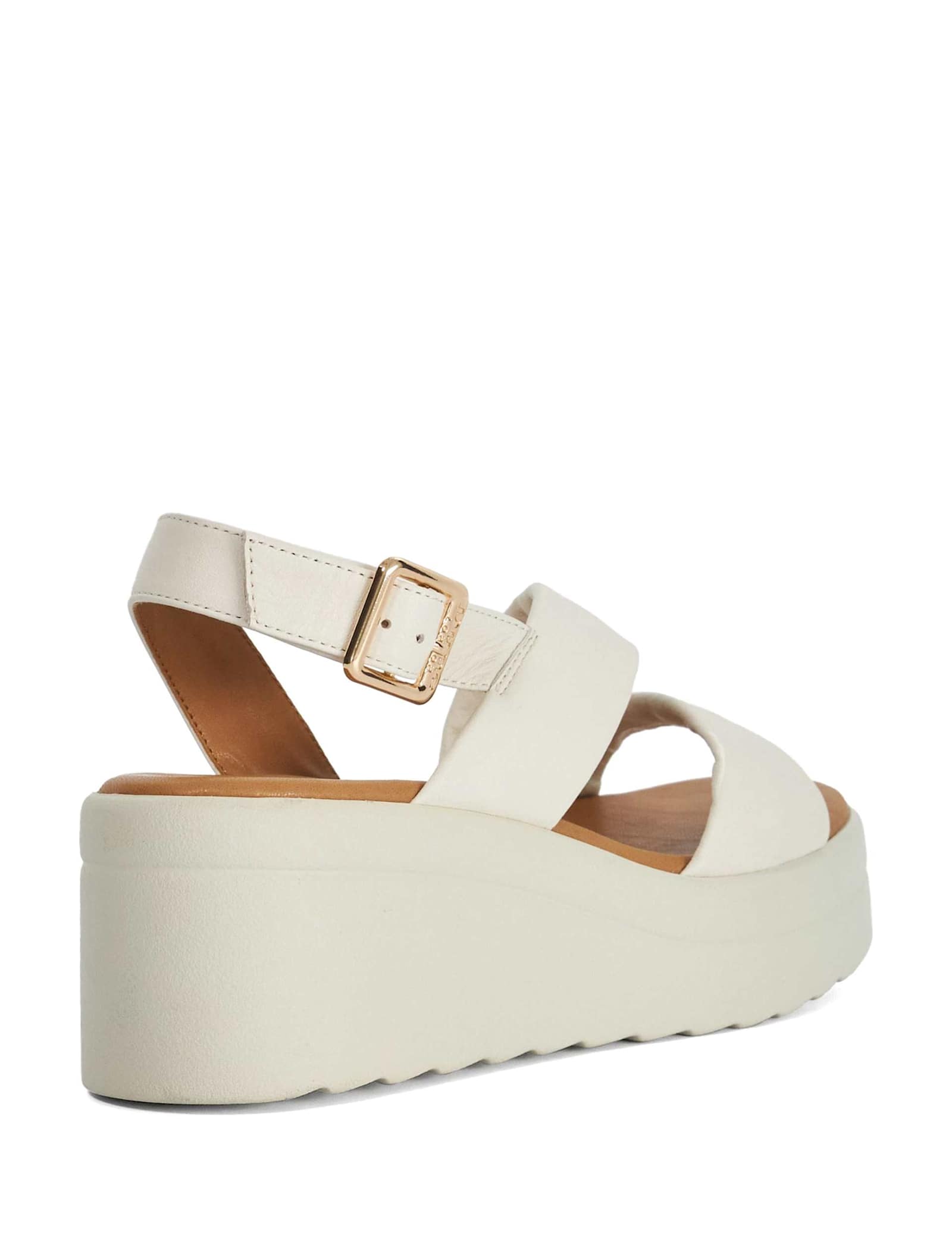 Leather Wedge Sandals - image 4
