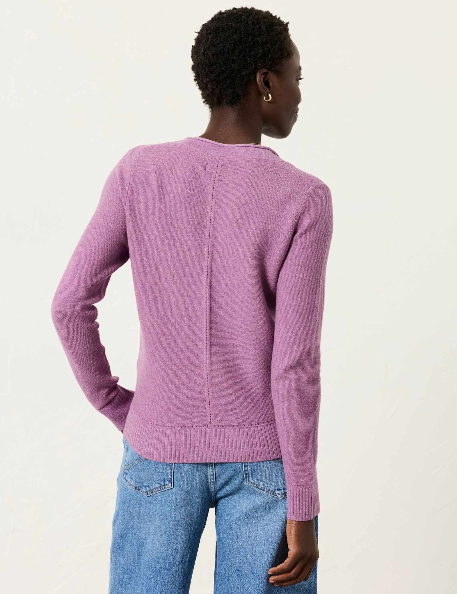 Pure Cotton V-Neck Cardigan - image 3