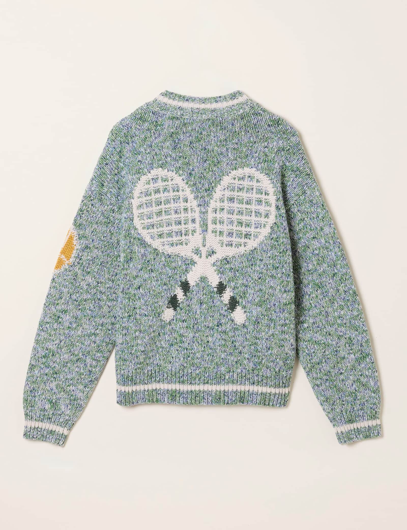 Cotton Rich Tennis Zip Up Cardigan - image 5
