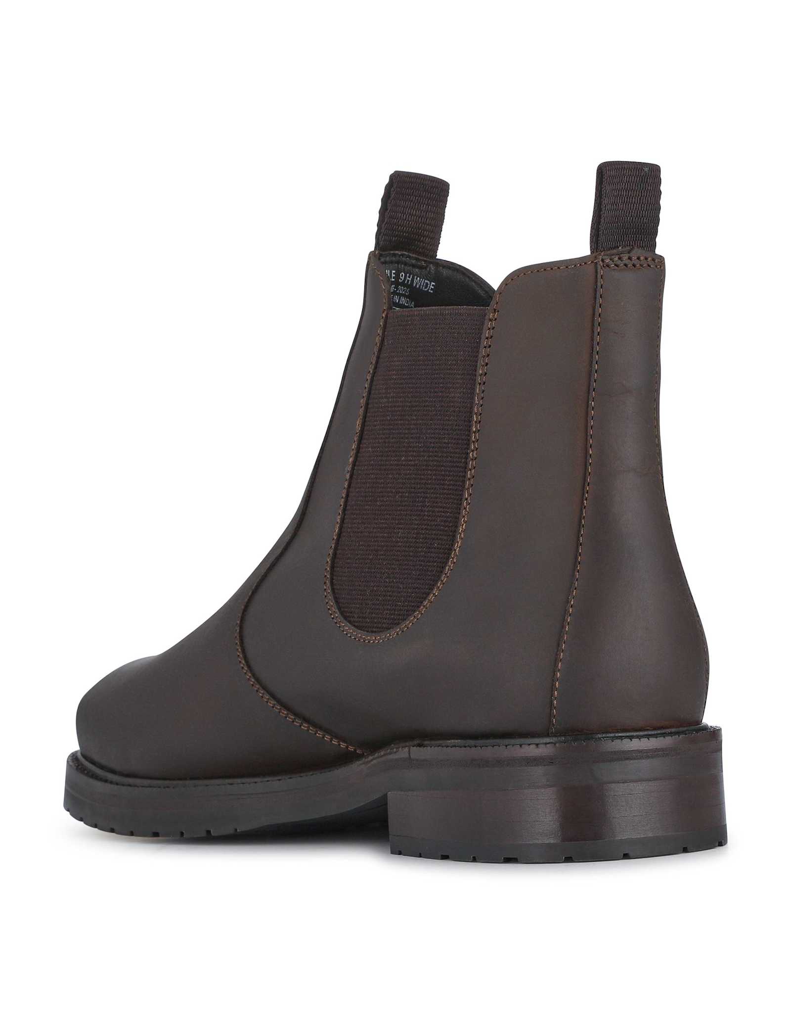 Wide Fit Slip-on Leather Boots - image 3