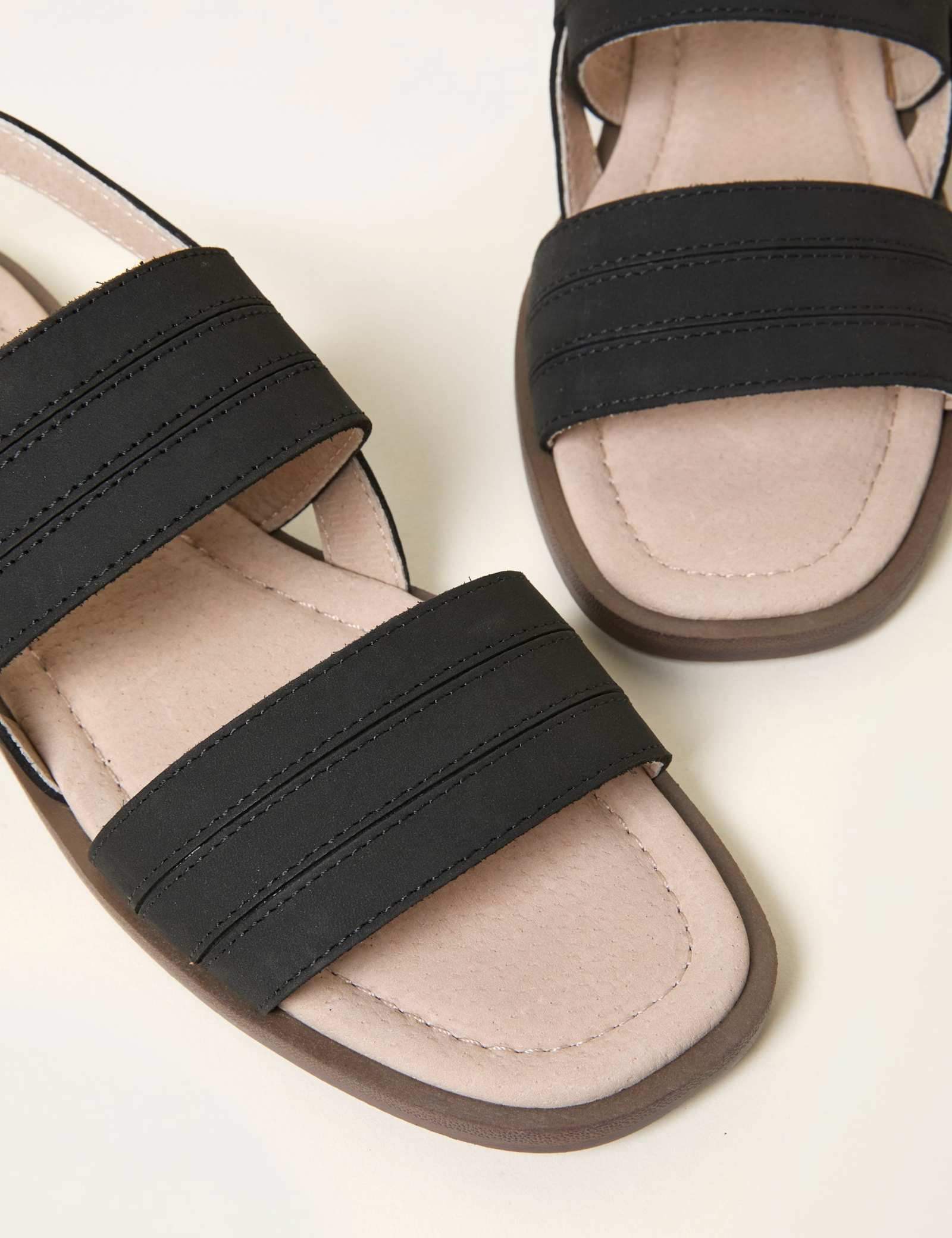 Leather Slingback Sandals - image 3