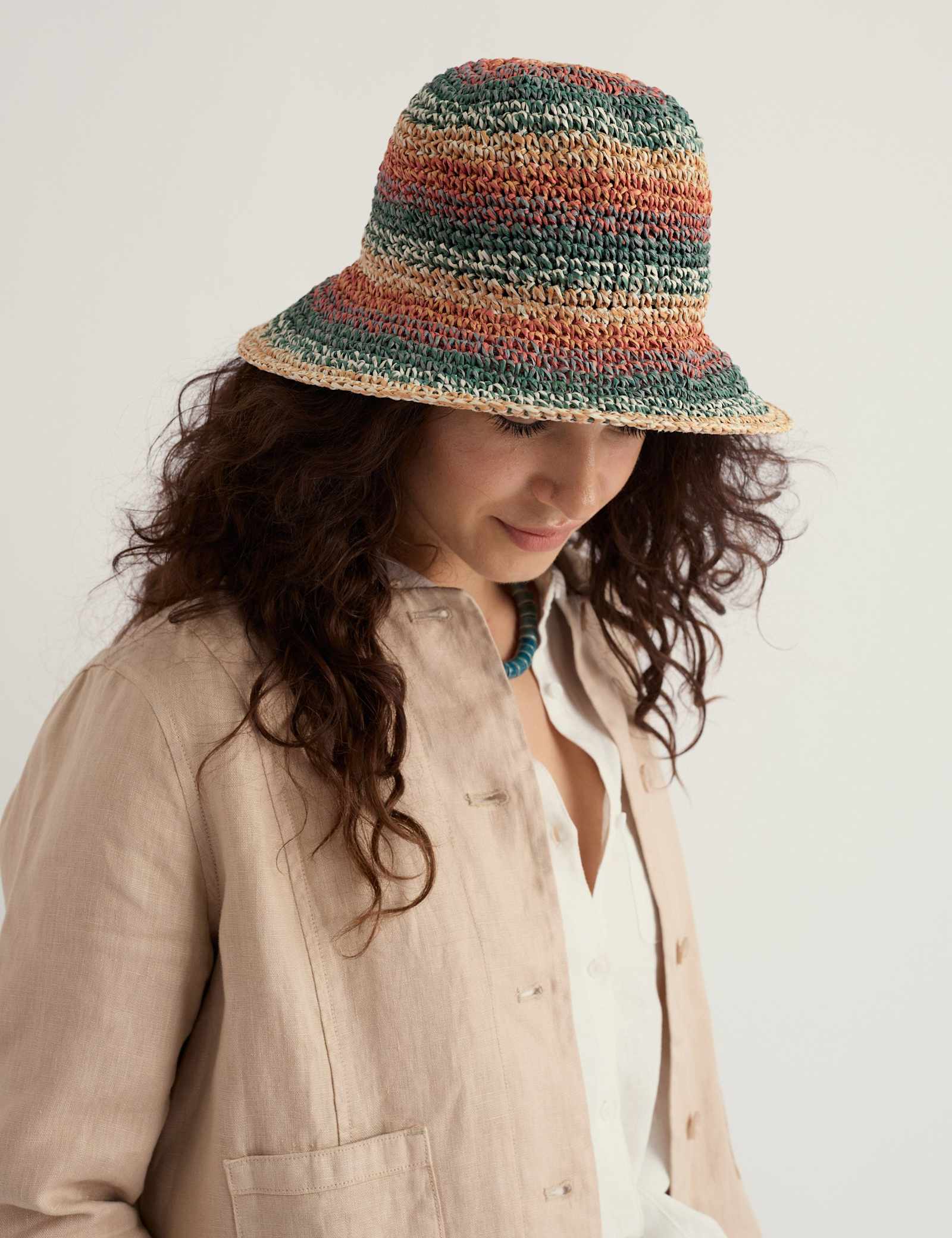 Striped Bucket Hat - image 4