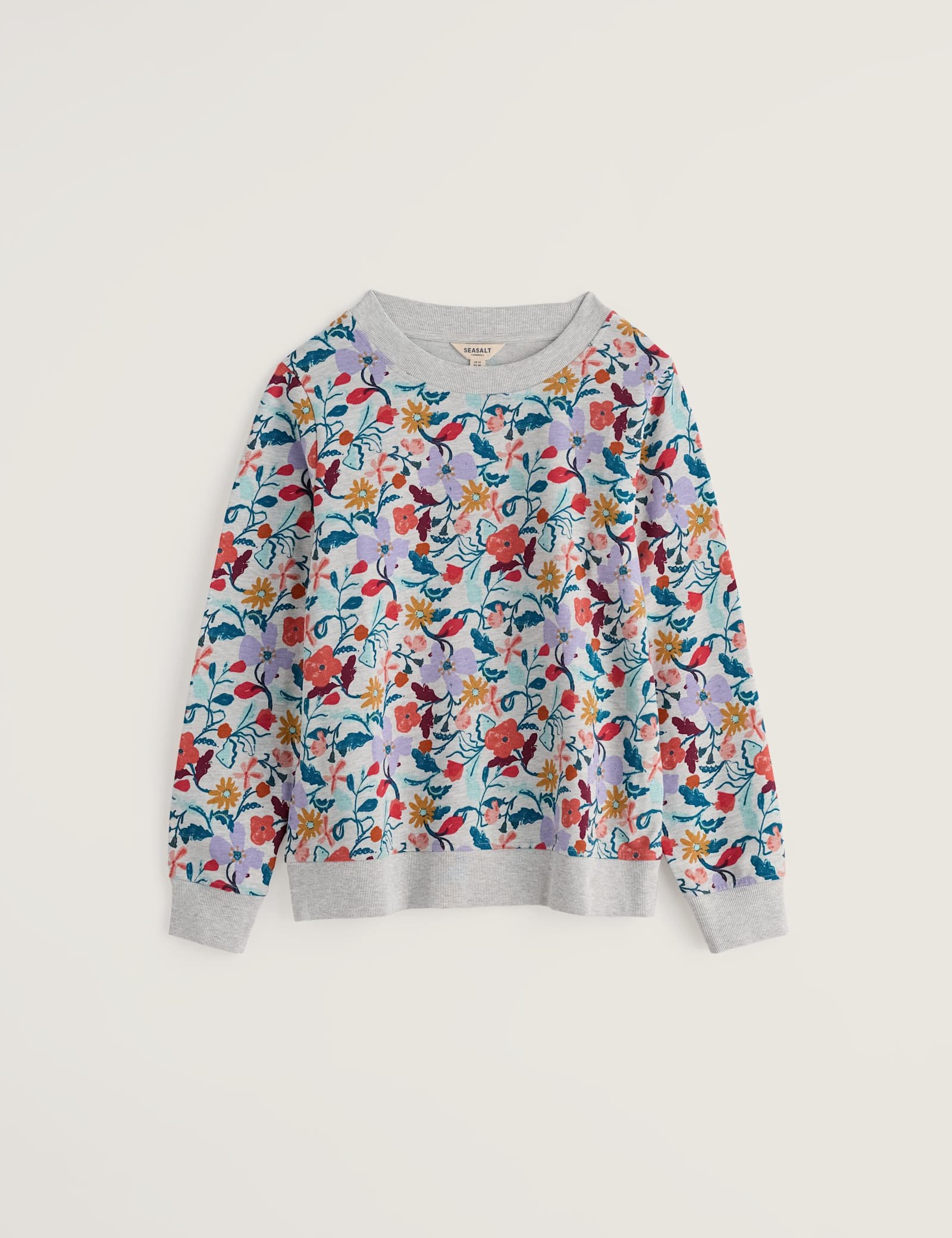 Pure Cotton Floral Sweatshirt - image 1